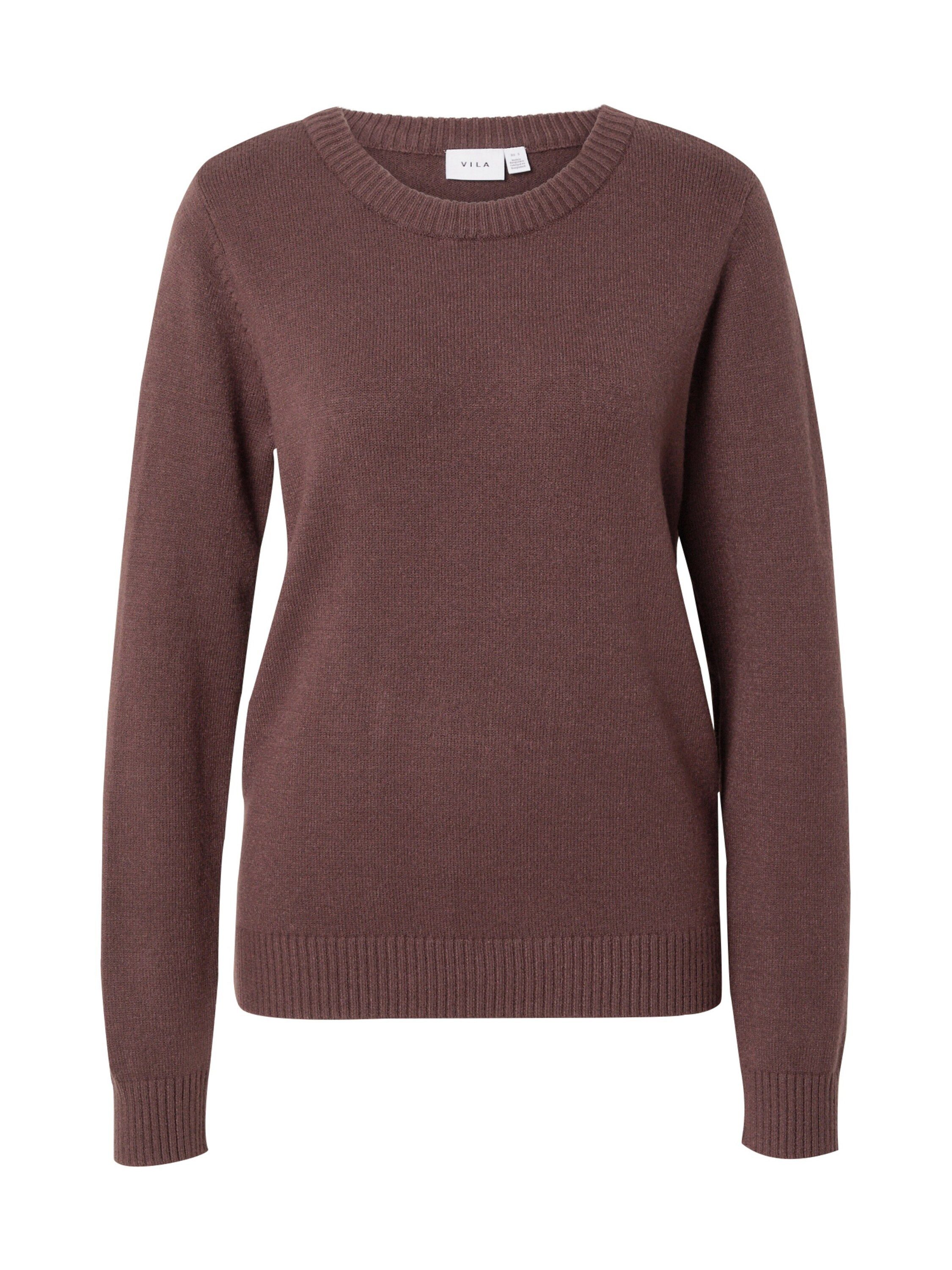 Vila Rundhalspullover VIRil (1-tlg) Plain/ohne Details günstig online kaufen