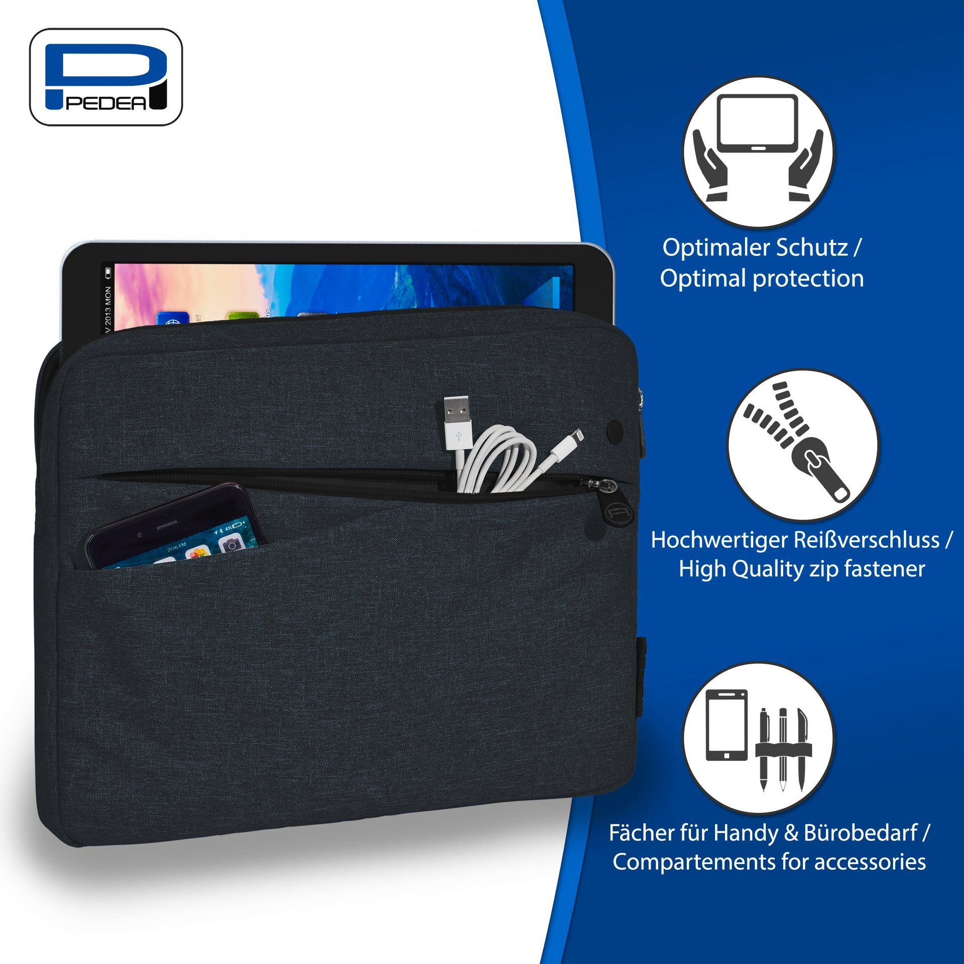 PEDEA Tablettasche Tablettasche Fashion bis 25,7cm günstig online kaufen