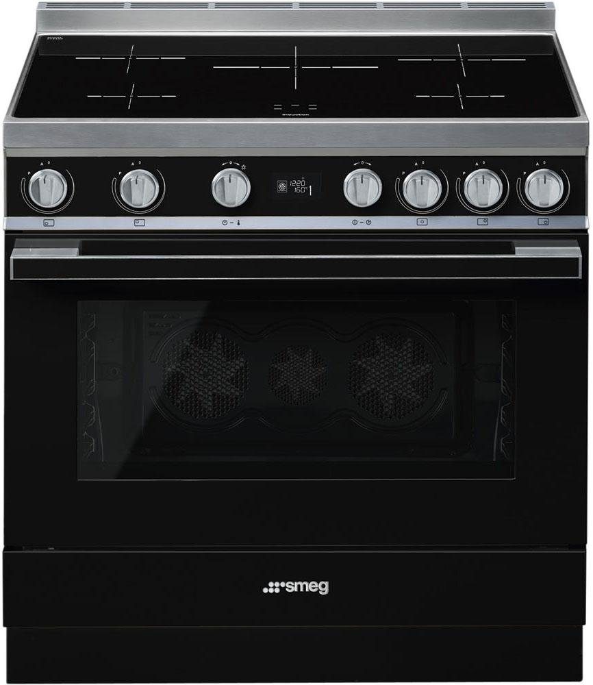 Smeg Induktions-Standherd CPF9IPBL schwarz