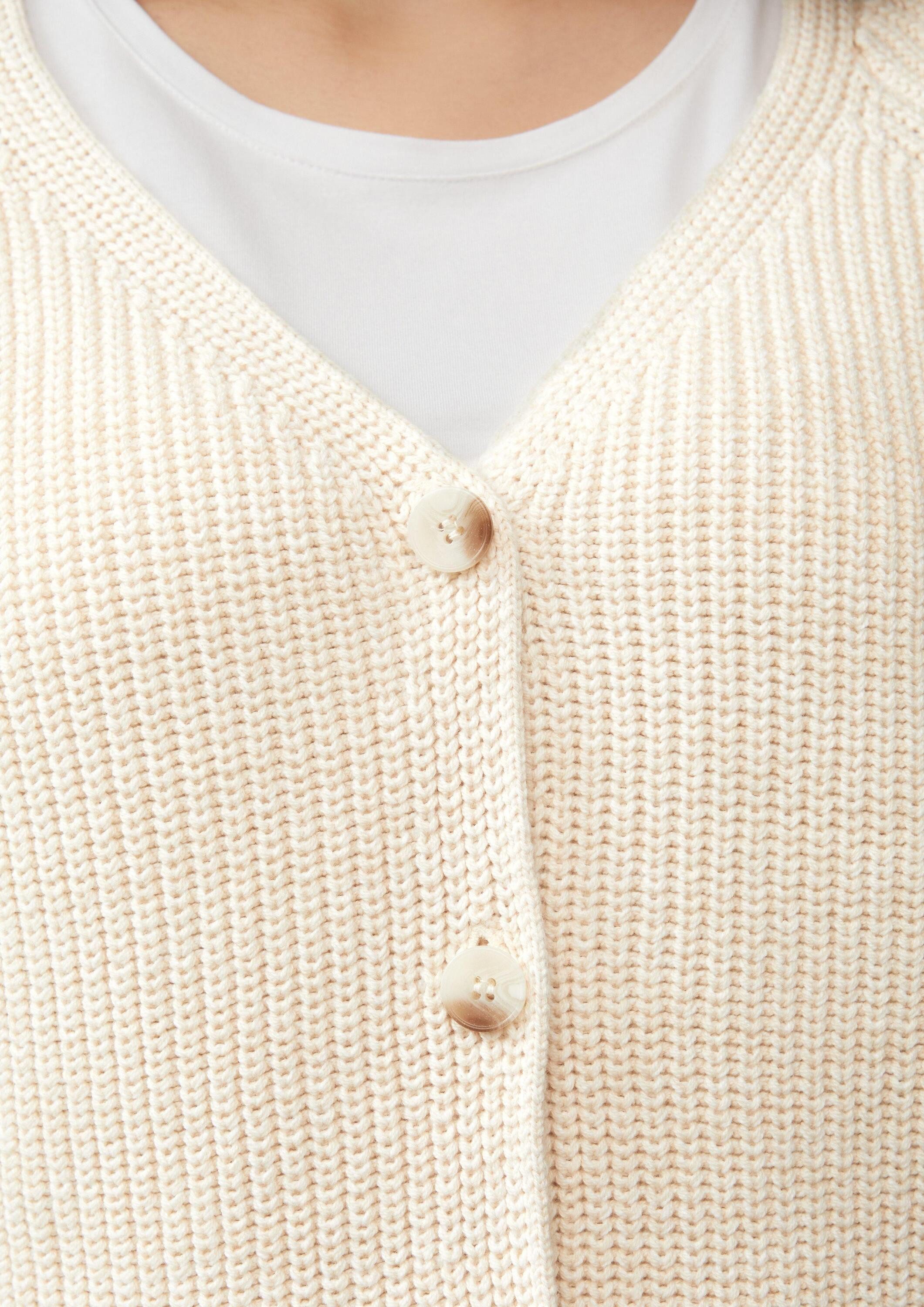 s.Oliver Cardigan Strickjacke Strukturierter Cardigan im Relaxed Fit aus Baumwollmix