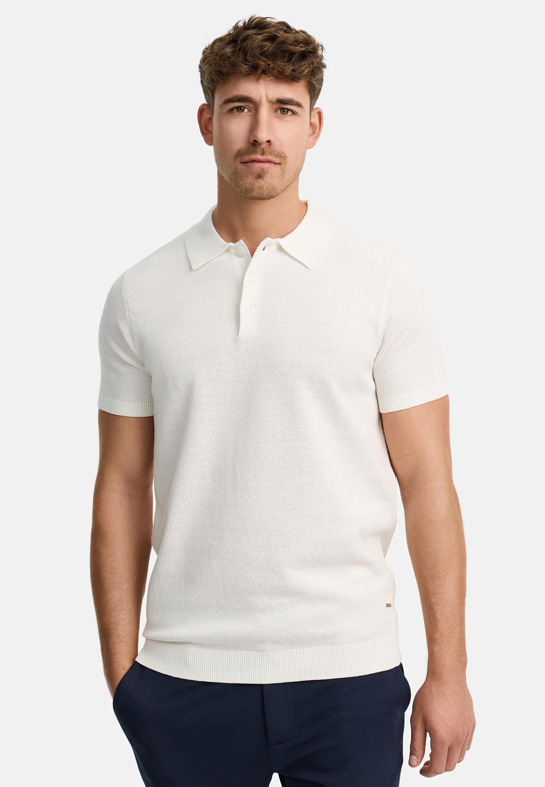 Indicode Poloshirt INVorm mit dezent strukturierter günstig online kaufen