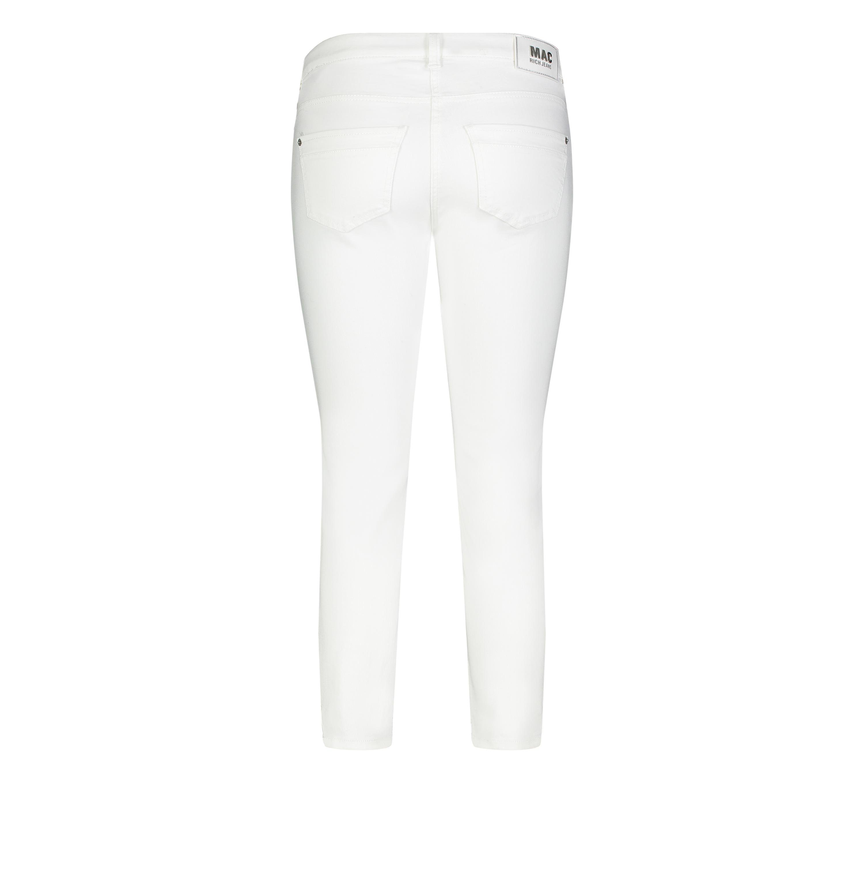 white Stretch-Jeans MAC 5755-90-0389L denim MAC SLIM D010 RICH