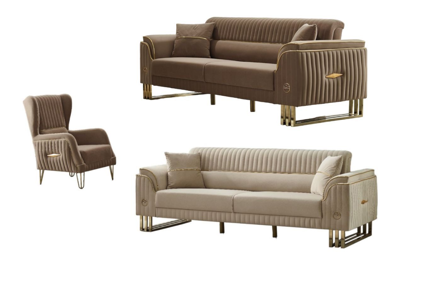 Villa Möbel Polstergarnitur New Flavia, (Set, günstig online kaufen