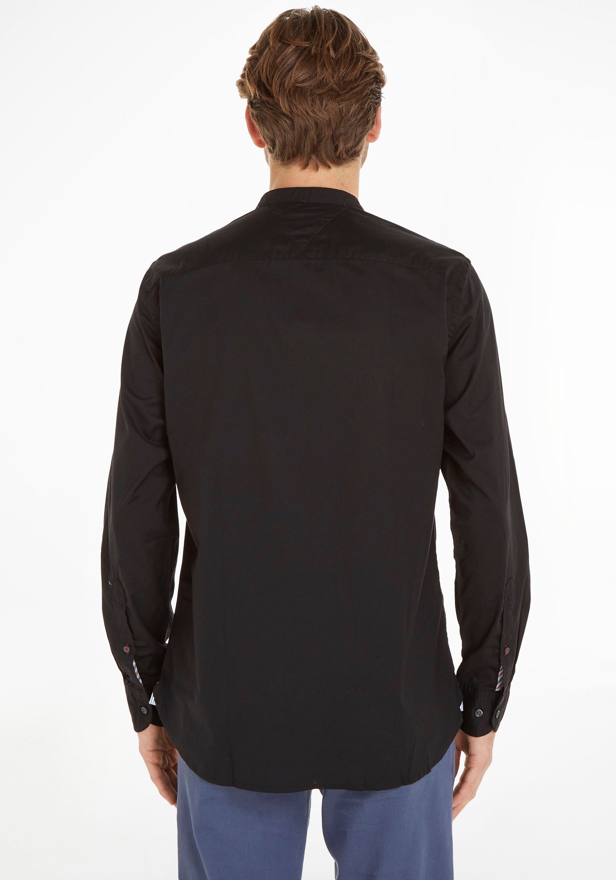 Tommy Hilfiger Langarmhemd NATURAL SOFT SOLID günstig online kaufen