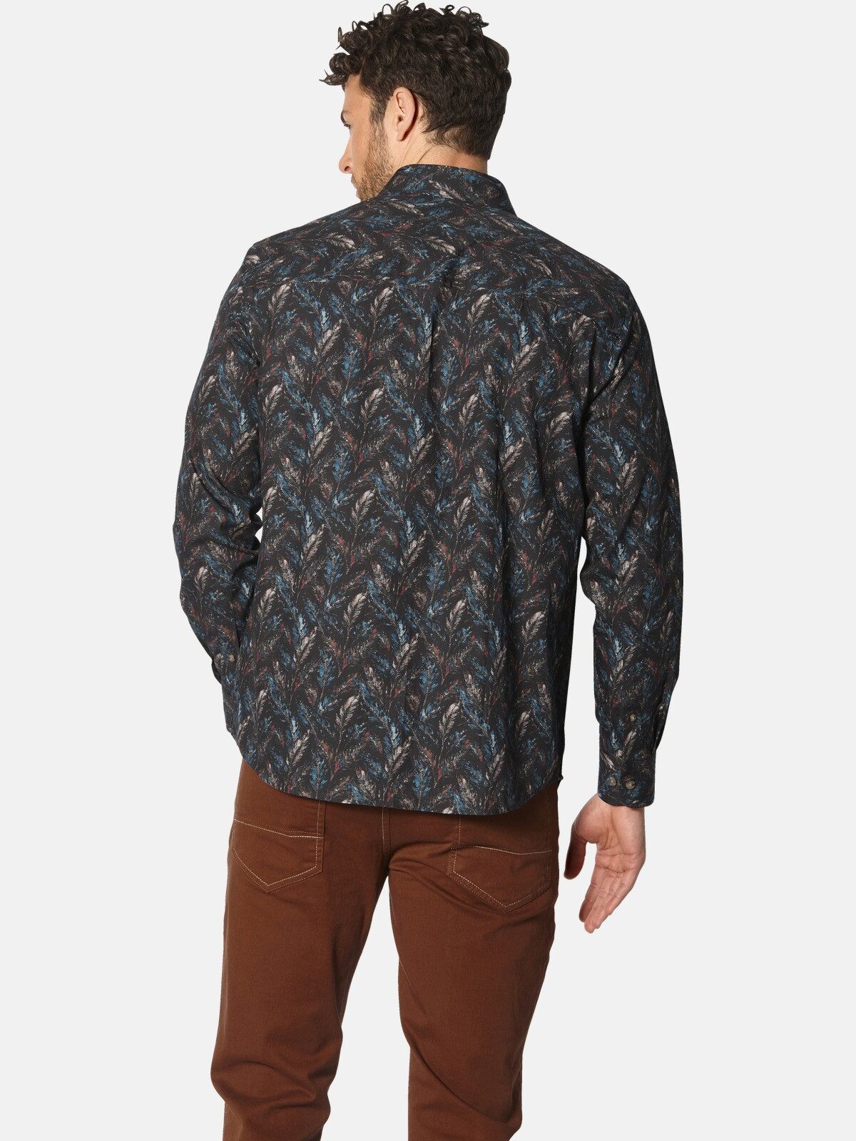 Babista Langarmhemd GABILOSTI mit dezentem Feder-Aufdruck günstig online kaufen