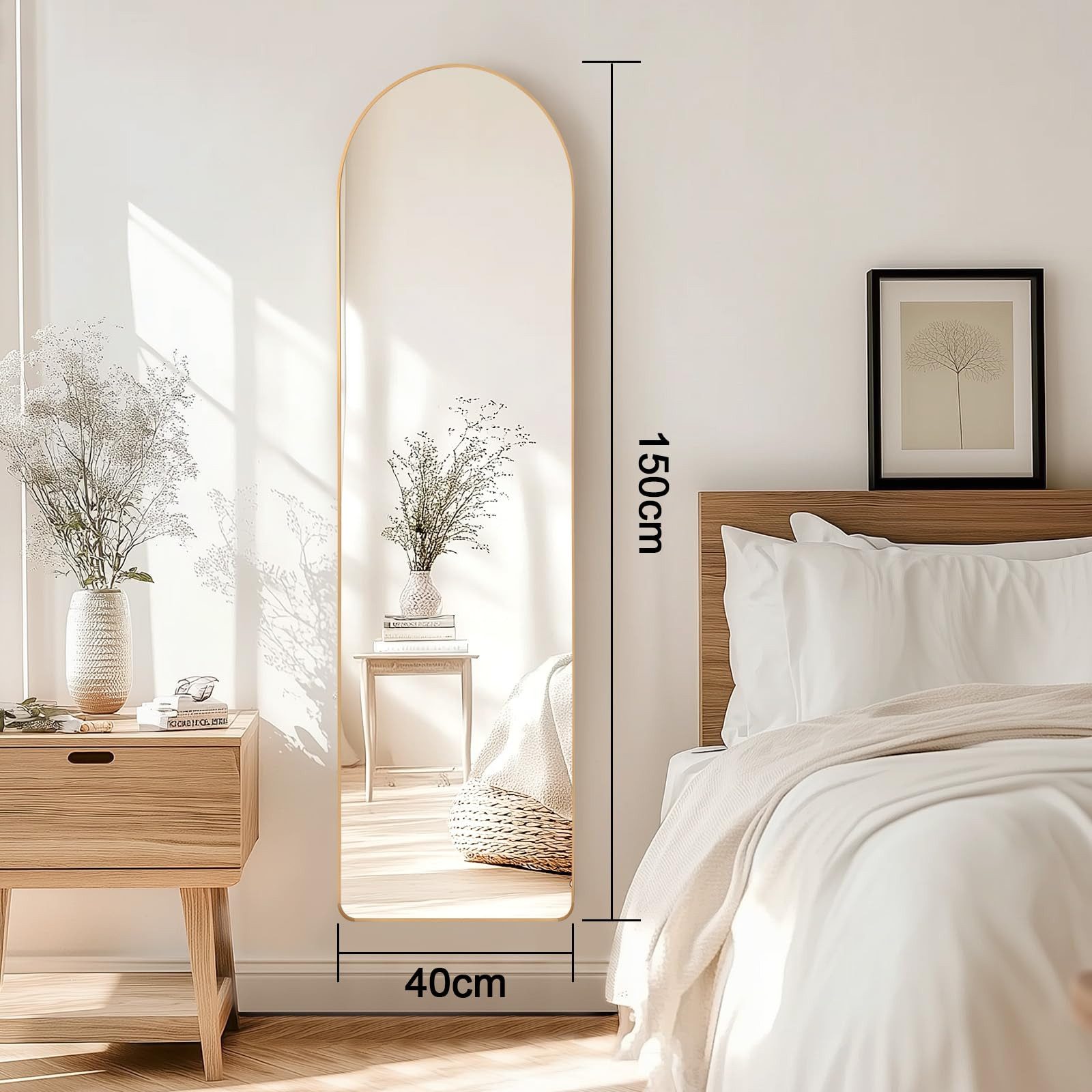 Youyijia Ganzkörperspiegel Standspiegel Wandspiegel, Ganzkörperspiegel, ste günstig online kaufen