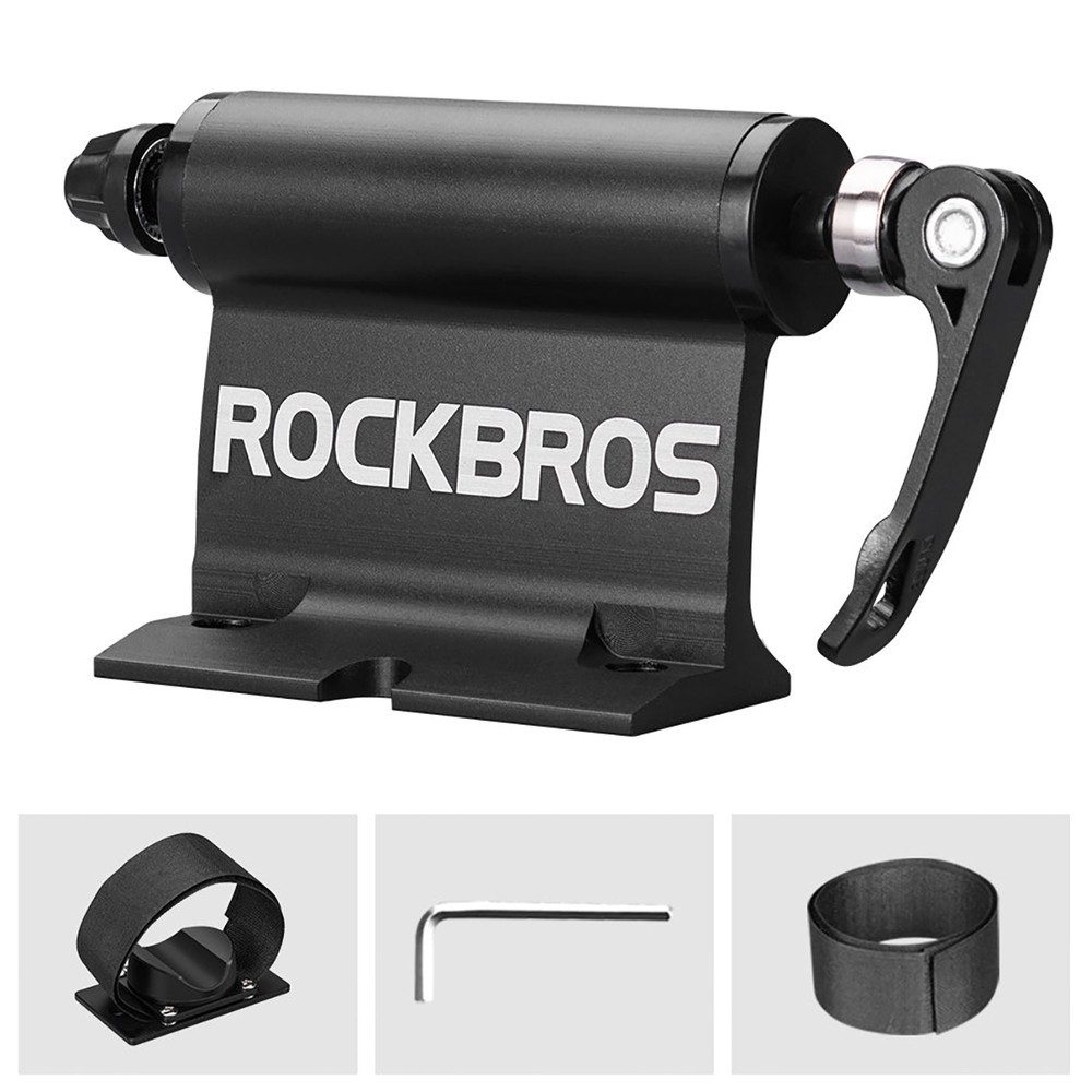 ROCKBROS Dachfahrradträger Fahrradhalter Gabelhalterung Dachmontage, für max. 1 Räder, (Spar-Set, 1-tlg., 17 x 8 x 4 cm leicht), Gabelmontage, Aluminium, Hinterradhalter, 357 g