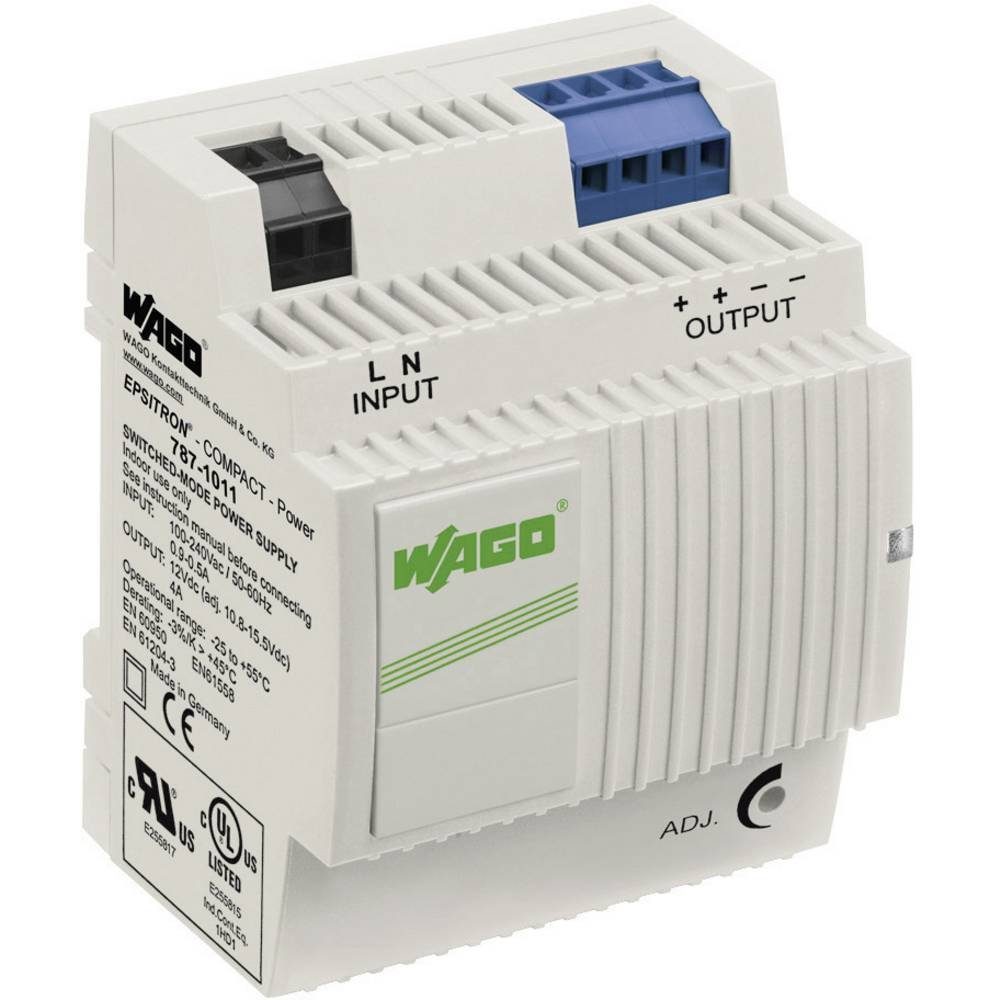WAGO EPSITRON® COMPACT Power DC 12 V / 4 A Hutschienen-Netzteil