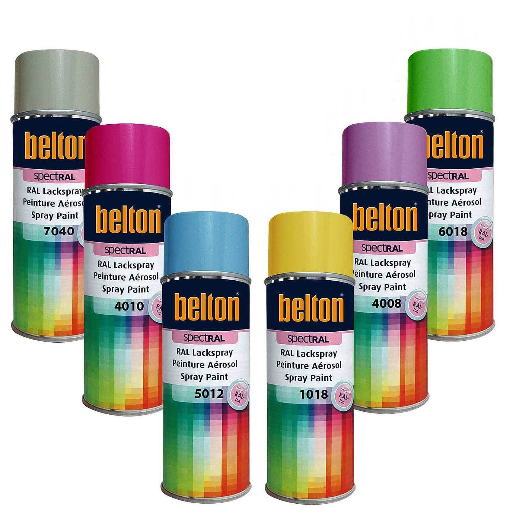 belton Sprühfarbe Lackspray nach RAL, 400 ml, Sprühlack