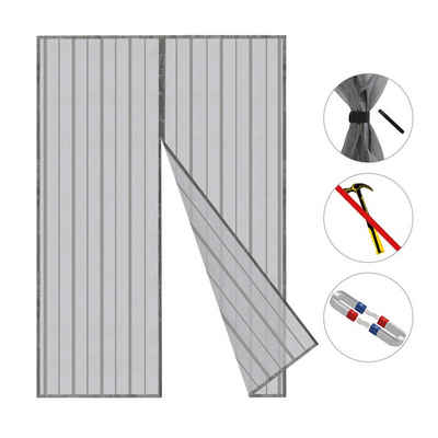 Sekey Insektenschutz-Tür Magnet Fliegengitter Tür Magnetvorhang ohne Bohren, für Balkontür Terrassentür Kellertür