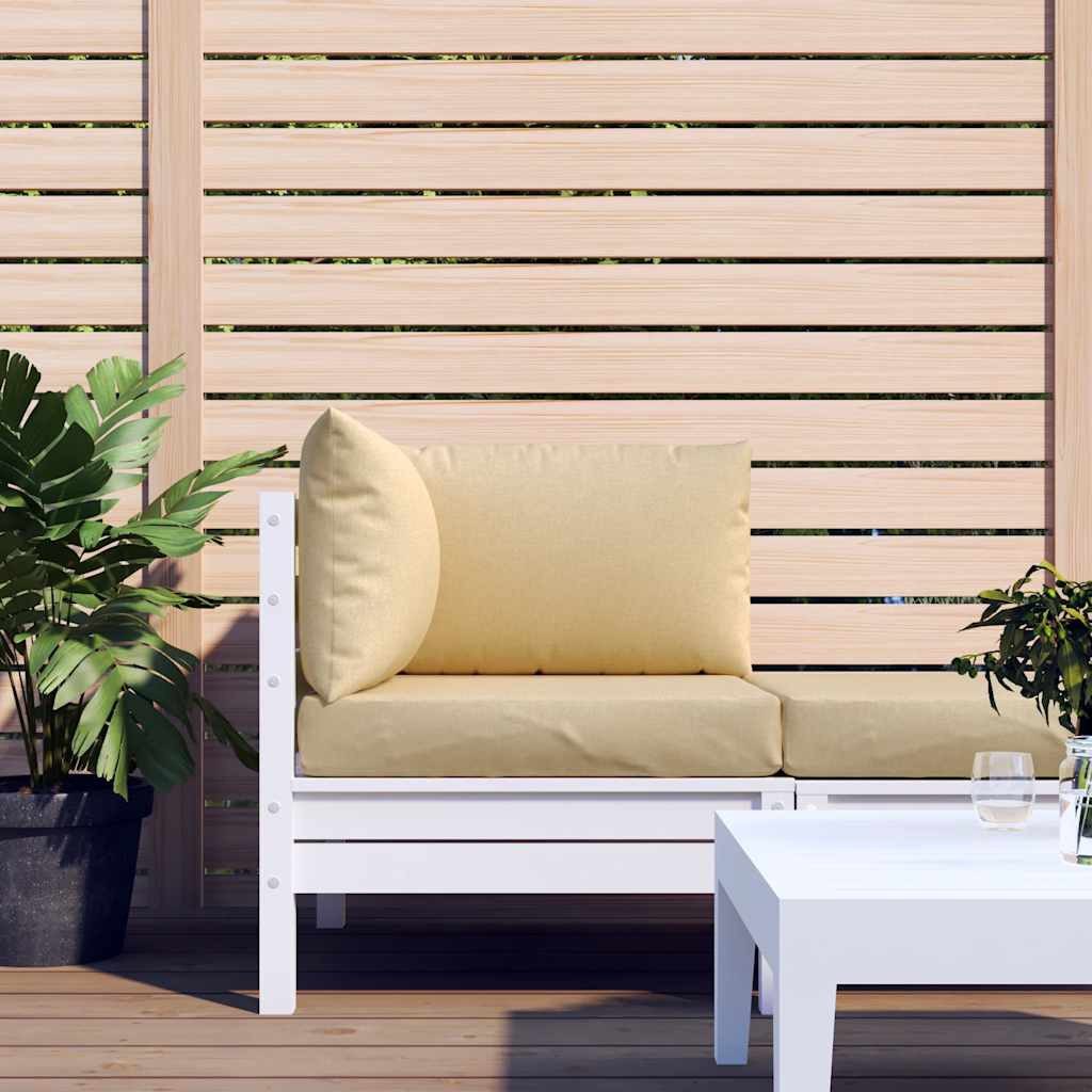 vidaXL Sitzauflage Palettenkissen 3-tlg. Melange Beige günstig online kaufen