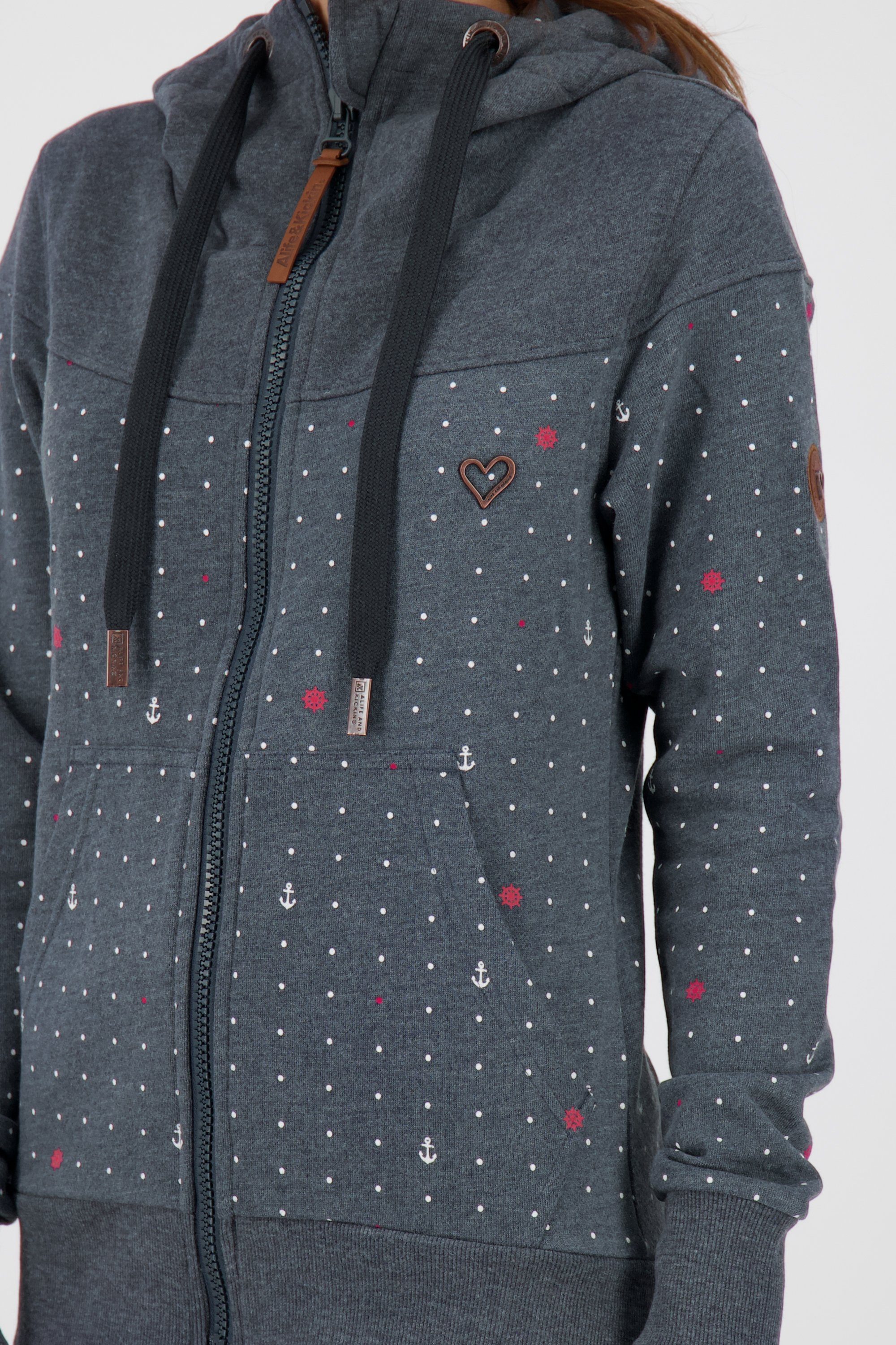 Alife & Kickin Kapuzensweatjacke Damen PalinaAK B