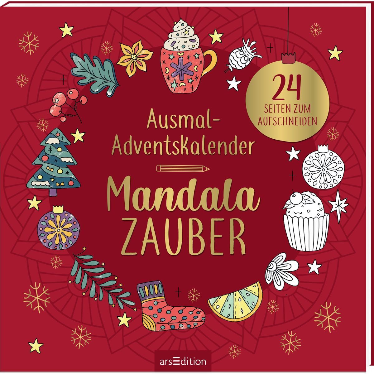 Faber-Castell Mandala arsEdition Ausmal Adventskalender Mandala Zauber