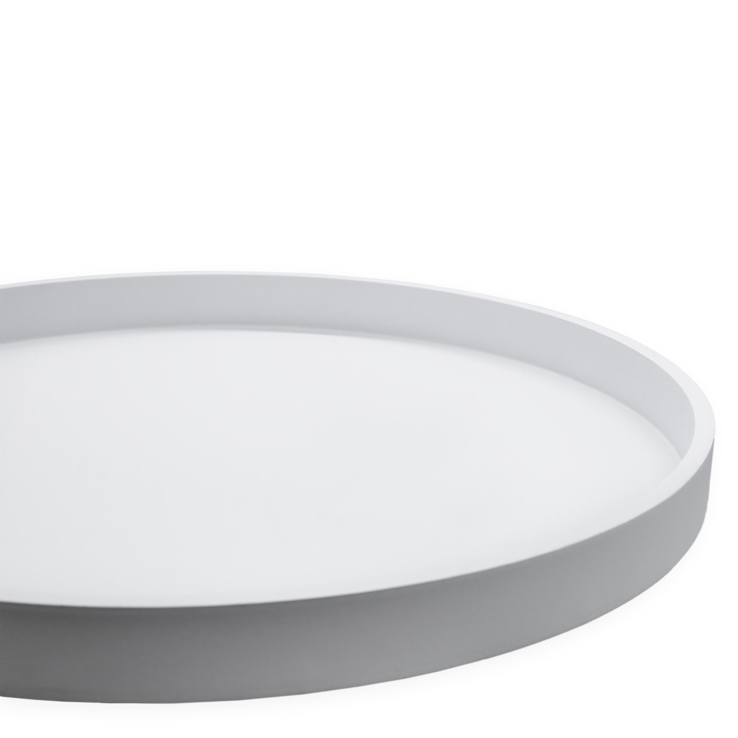 Spetebo Tablett XL Dekotablett rund auf Füßen 38 x 6 cm, MDF, (Anzahl, 1-tlg., Stück), mit Rand – Bild 5 von 5