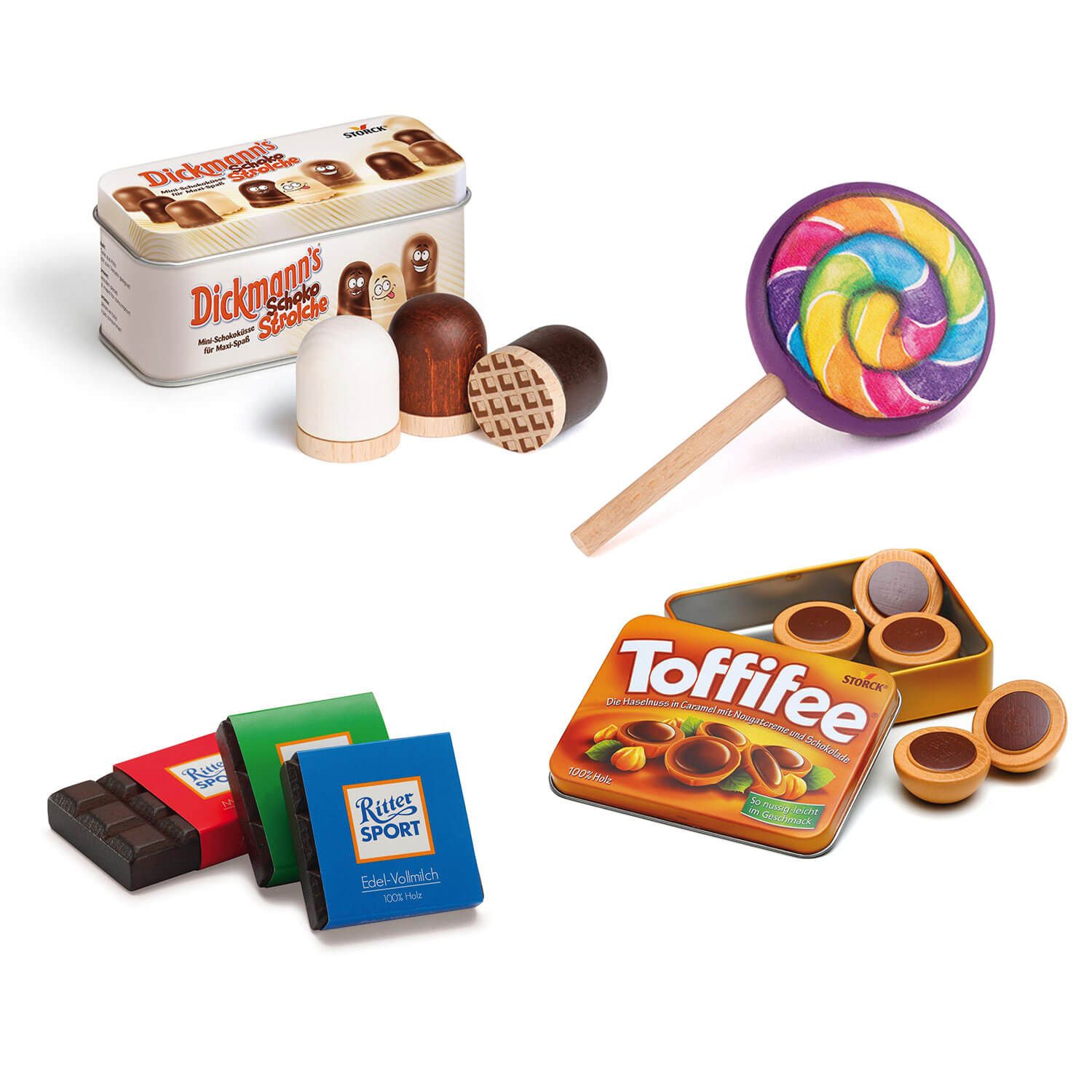 Erzi® Kaufladensortiment Erzi Kaufladenzubehör-Set Süßigkeiten
