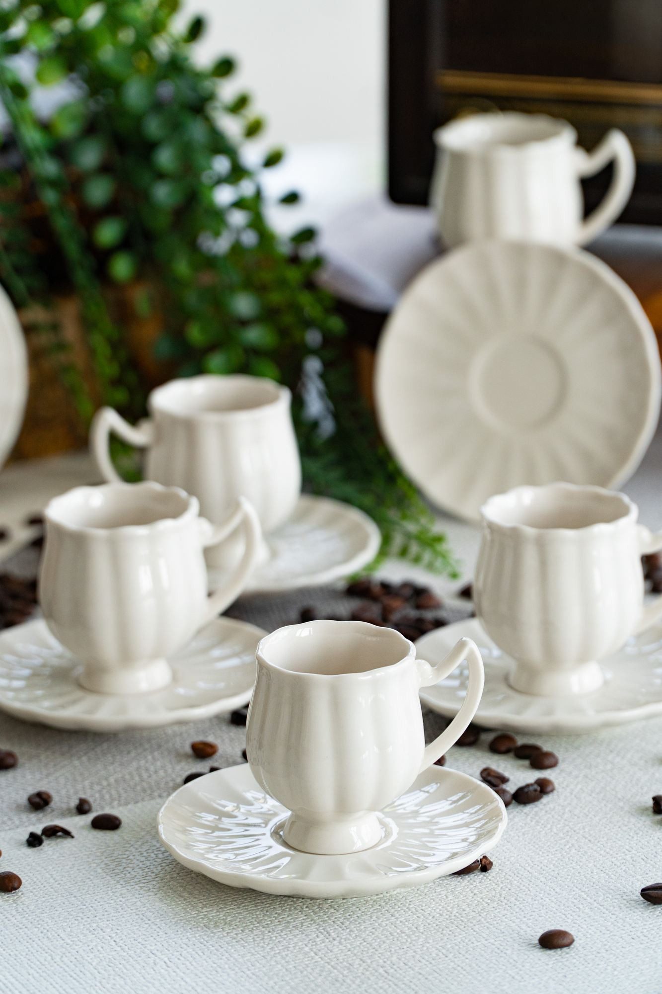 Hermia Concept Espressotasse Becher, 12-tlg., Porzellan, 12-teiliges Set