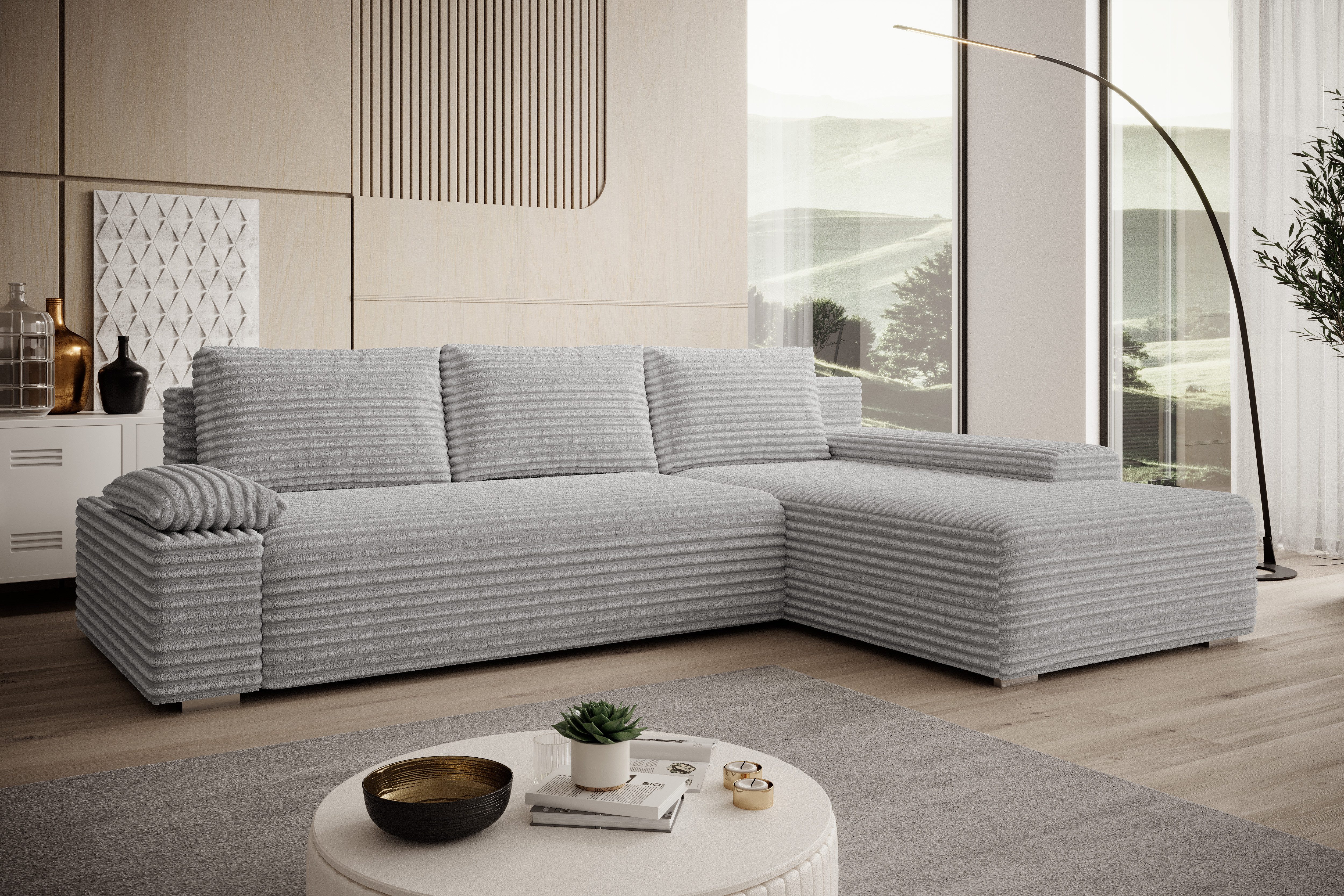 PROMETO Möbel Ecksofa Ecksofa LINEA mit günstig online kaufen