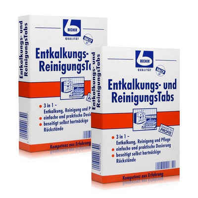 Dr. Becher 2x Dr. Becher Entkalkungs- und Reinigungs Tabs 8 stk. Entkalker