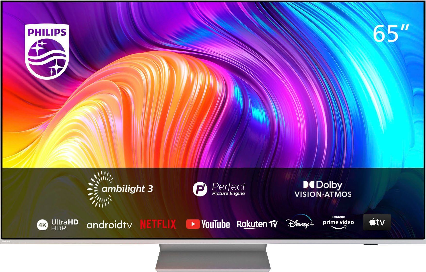 Philips 65PUS8807/12 LED-Fernseher (164 cm/65 Zoll, 4K Ultra HD, Android TV, Google TV, Smart-TV)