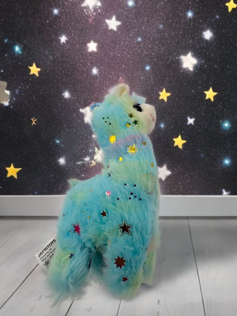 soma Kuscheltier Alpaka Regenbogen Plüschtier Kuscheltier 19cm Sterne blau günstig online kaufen