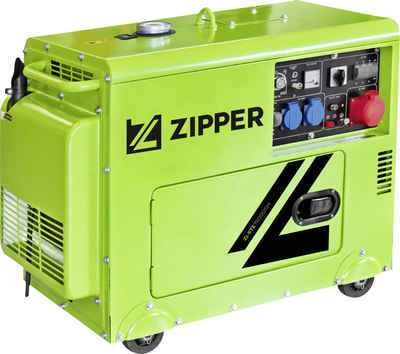ZIPPER Stromerzeuger Zipper Diesel-Stromerzeuger ZI-STE7500DSH 6500 W