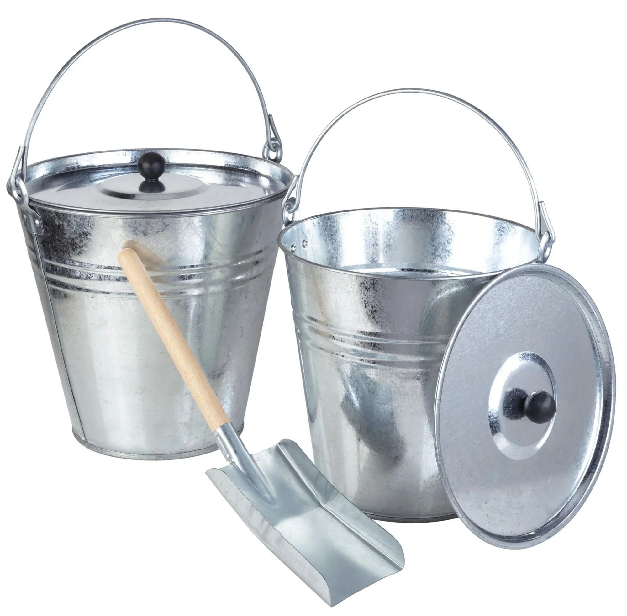 Westfalia Werkzeug Gartenpflege-Set Zinkeimer Set, 5-teilig