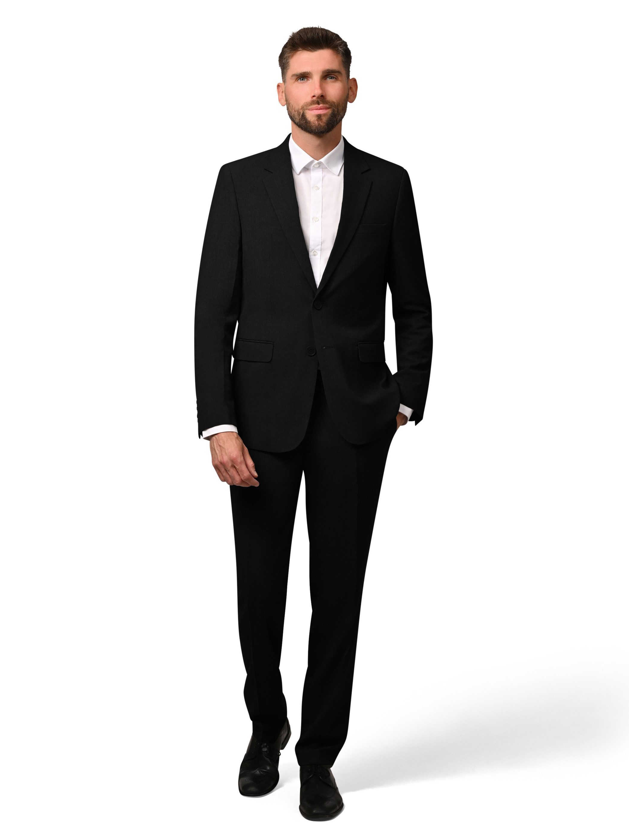 Hirschthal Anzug Herren Business Anzug Regular günstig online kaufen