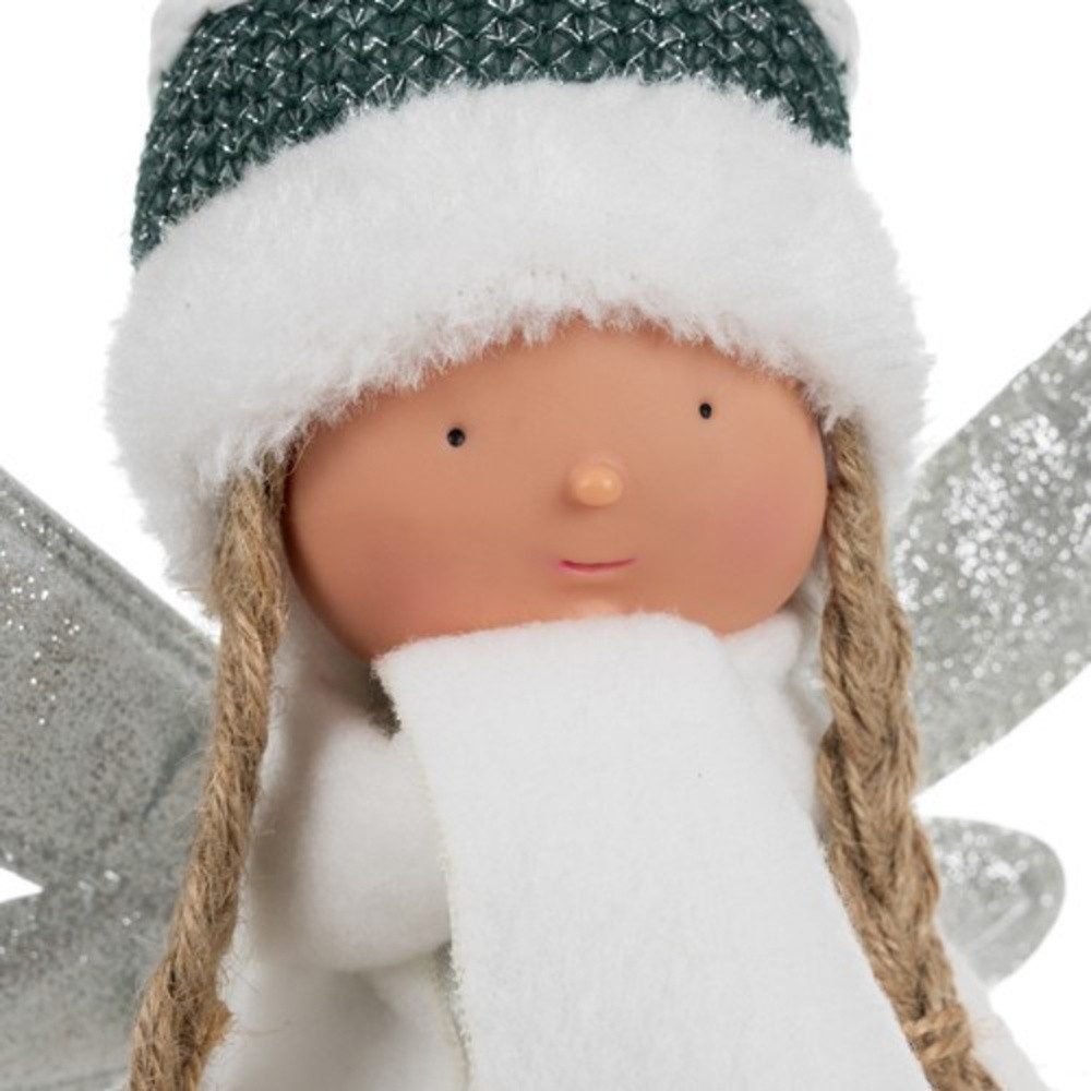 Ruhhy Weihnachtsfigur Weihnachtsdekoration Deko-Engel (Spar-Set, 1 St., weihnachtlich), Funkelnde Flügel und liebevolle Gestaltung