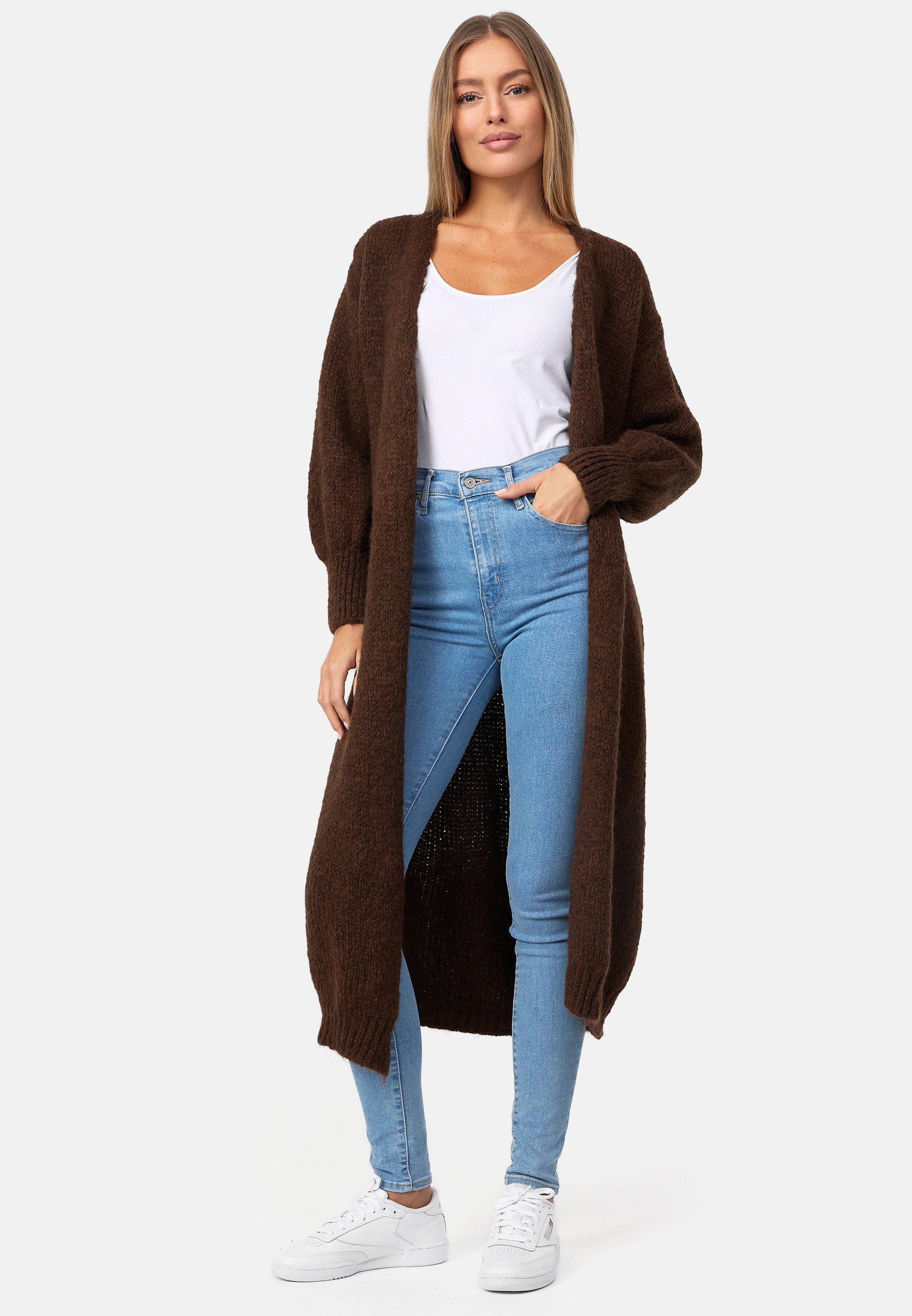 Decay Strickjacke 1003 (1-tlg) Unifarbe günstig online kaufen