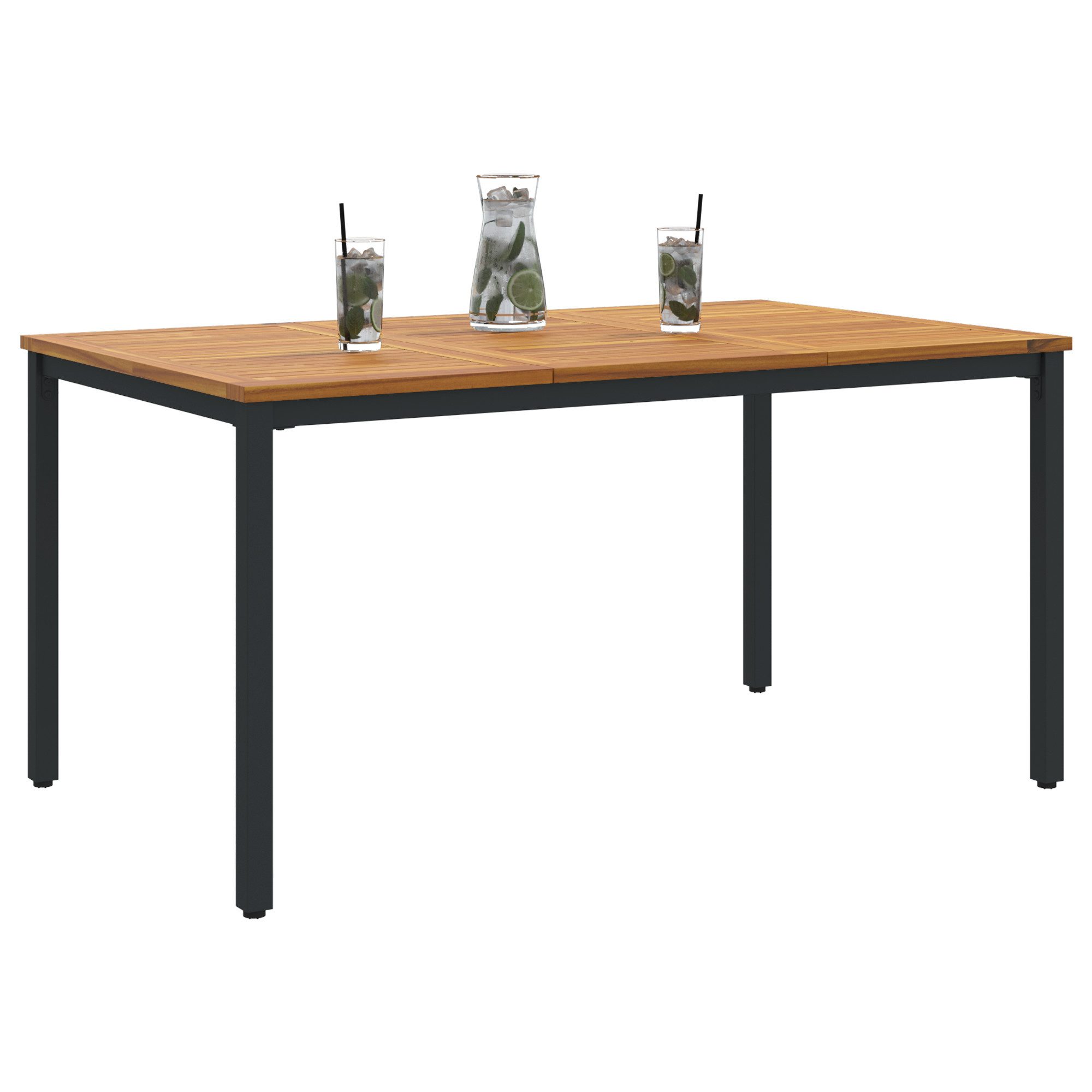 vidaXL Gartentisch Gartentisch 150x90x75 cm Massivholz günstig online kaufen