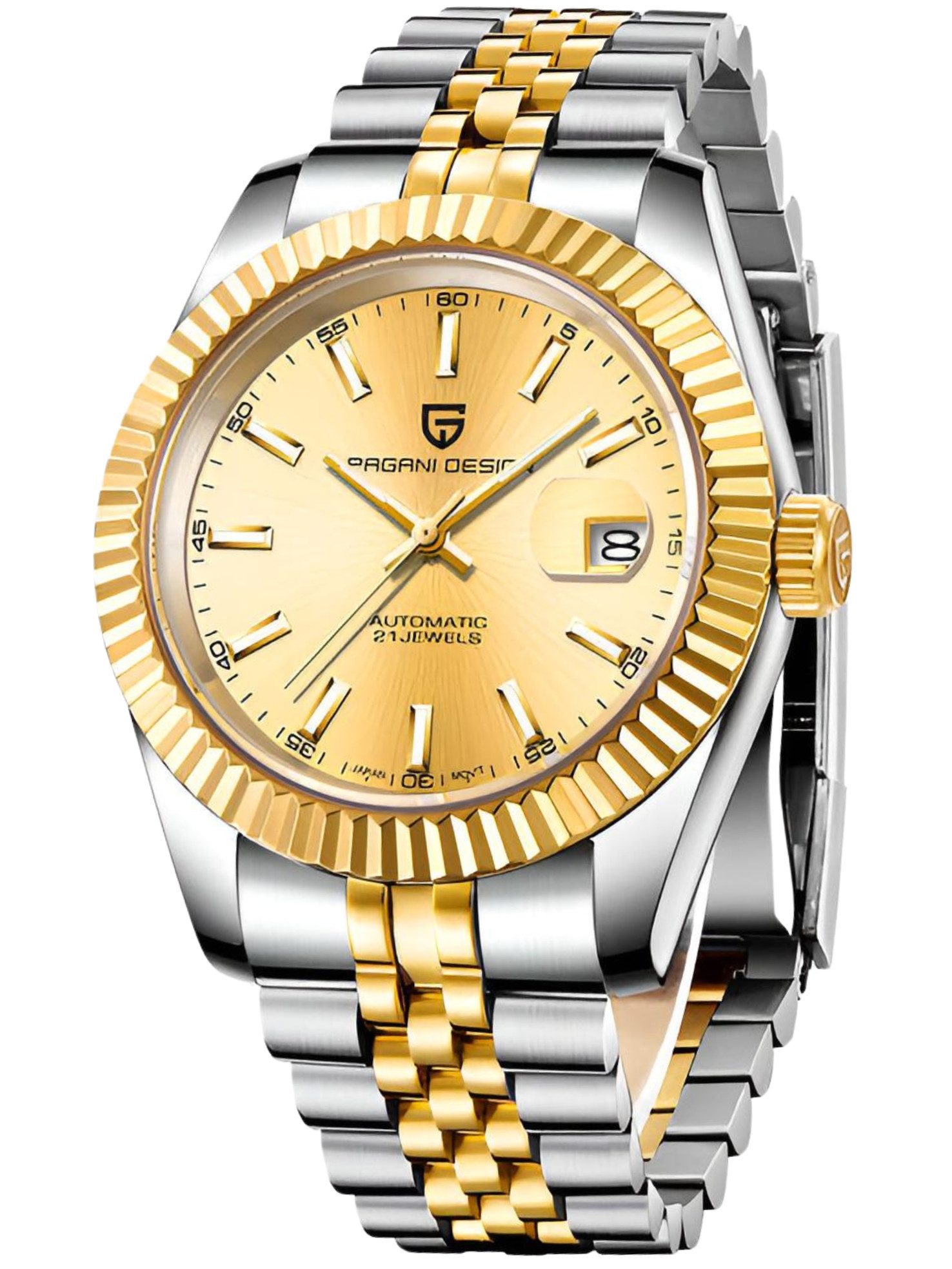 Pagani Design Automatikuhr Armbanduhr Herren Uhr Edelstahl Herrenuhr GTM, ( günstig online kaufen