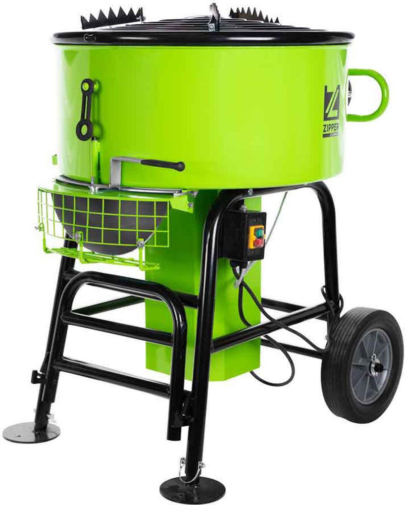 ZIPPER Betonmischer ZI-ZWM120, Zwangsmischer mit 120 l Trommelvolumen (max. 54kg)