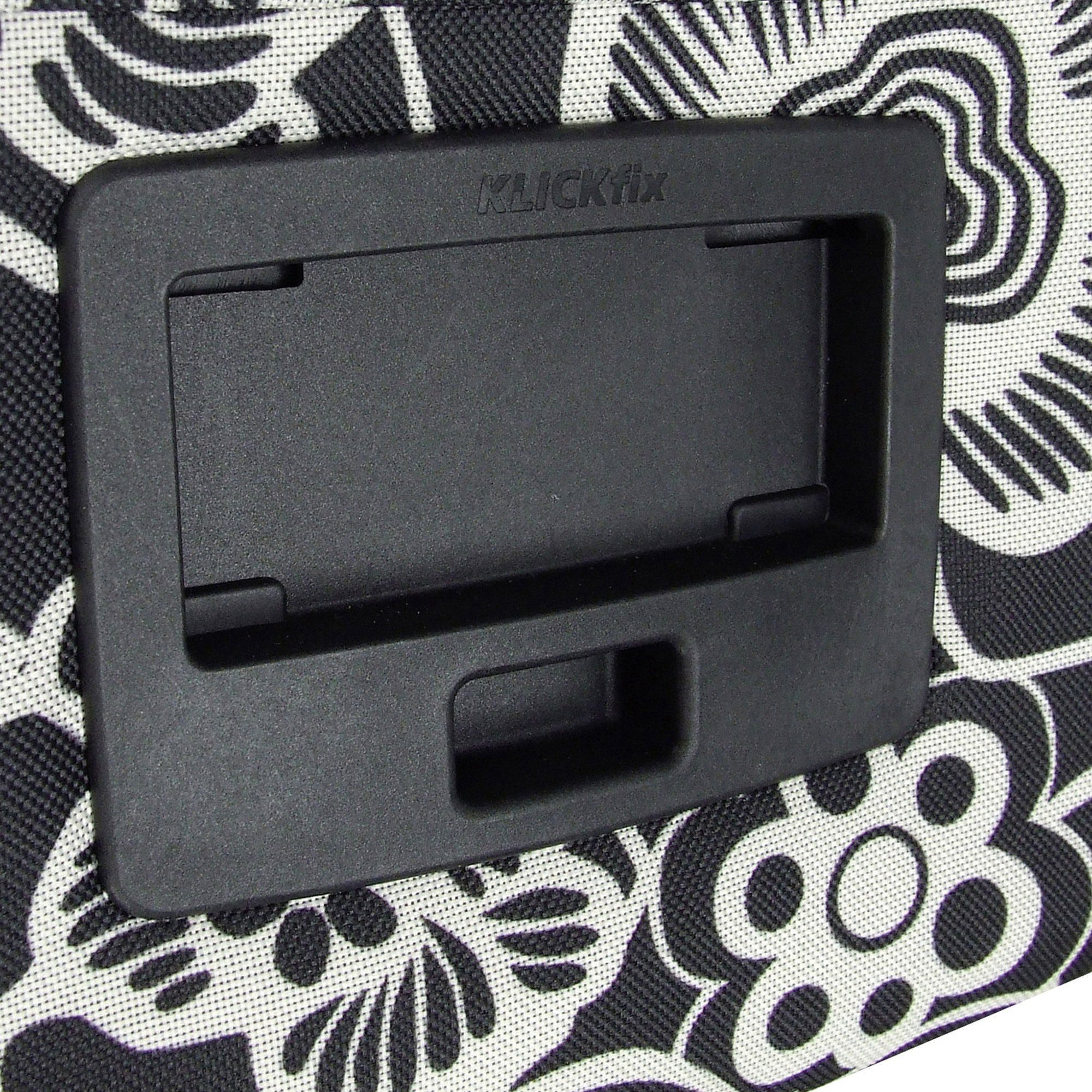 KlickFix Fahrradtasche reisenthel Funbag 4 - Lenkertasche 25 cm (fleur black)