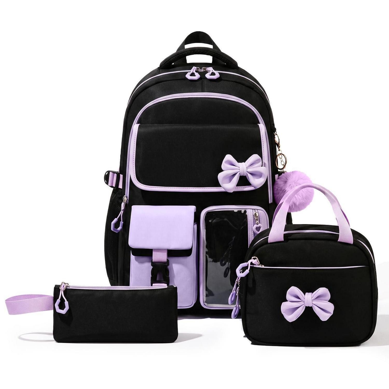 LuxusKollektion Schulranzen Schulranzen Set Mädchen Lila