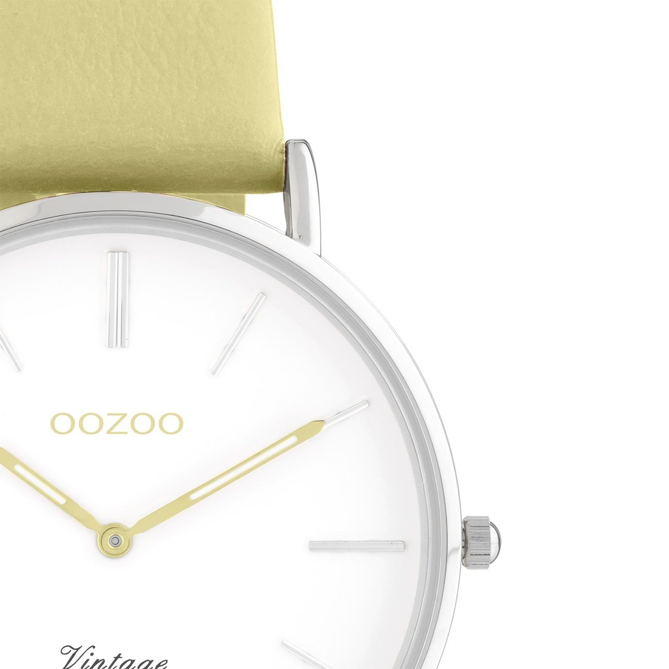 OOZOO Quarzuhr Oozoo Damen Armbanduhr Vintage Series, (Analoguhr), Damenuhr rund, mittel (ca. 36mm) Lederarmband, Fashion-Style