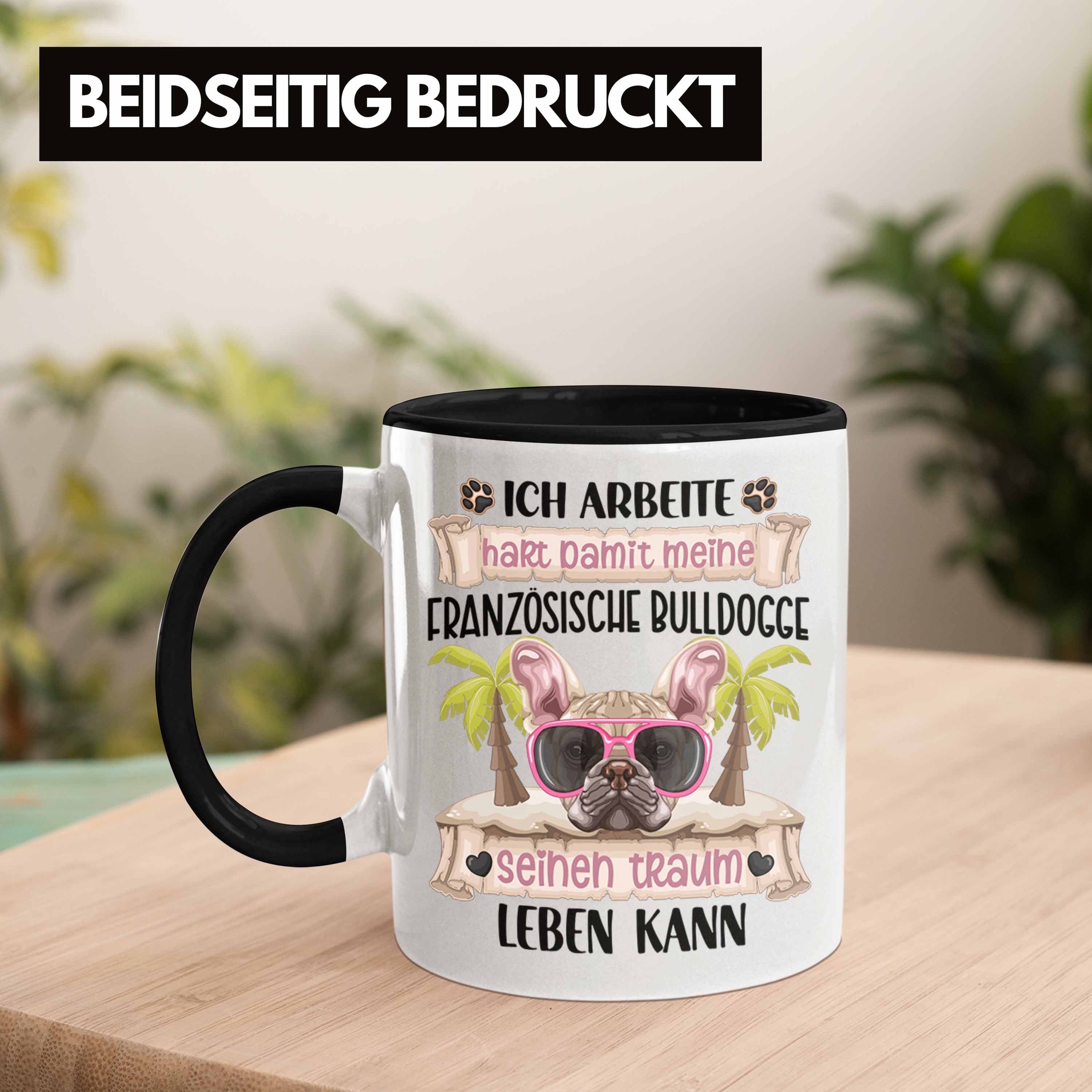Besitzer Lustiger Trendation Tasse Französische Schwarz Bulldogge Tasse Französ Spruch Geschenk