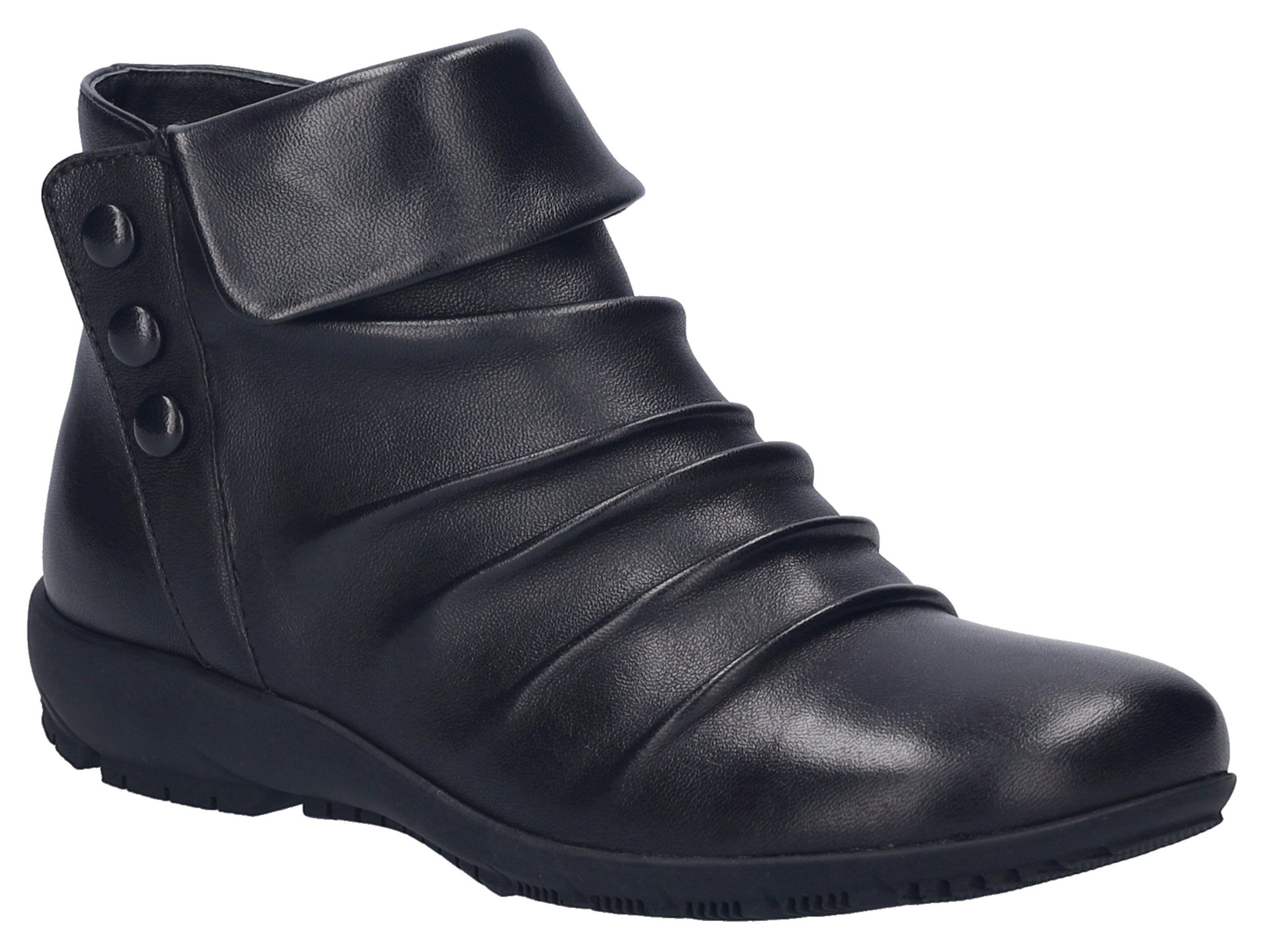 Josef Seibel Charlotte 14 Stiefelette Boots, Reißverschlussstiefel mit gerafftem Schaft