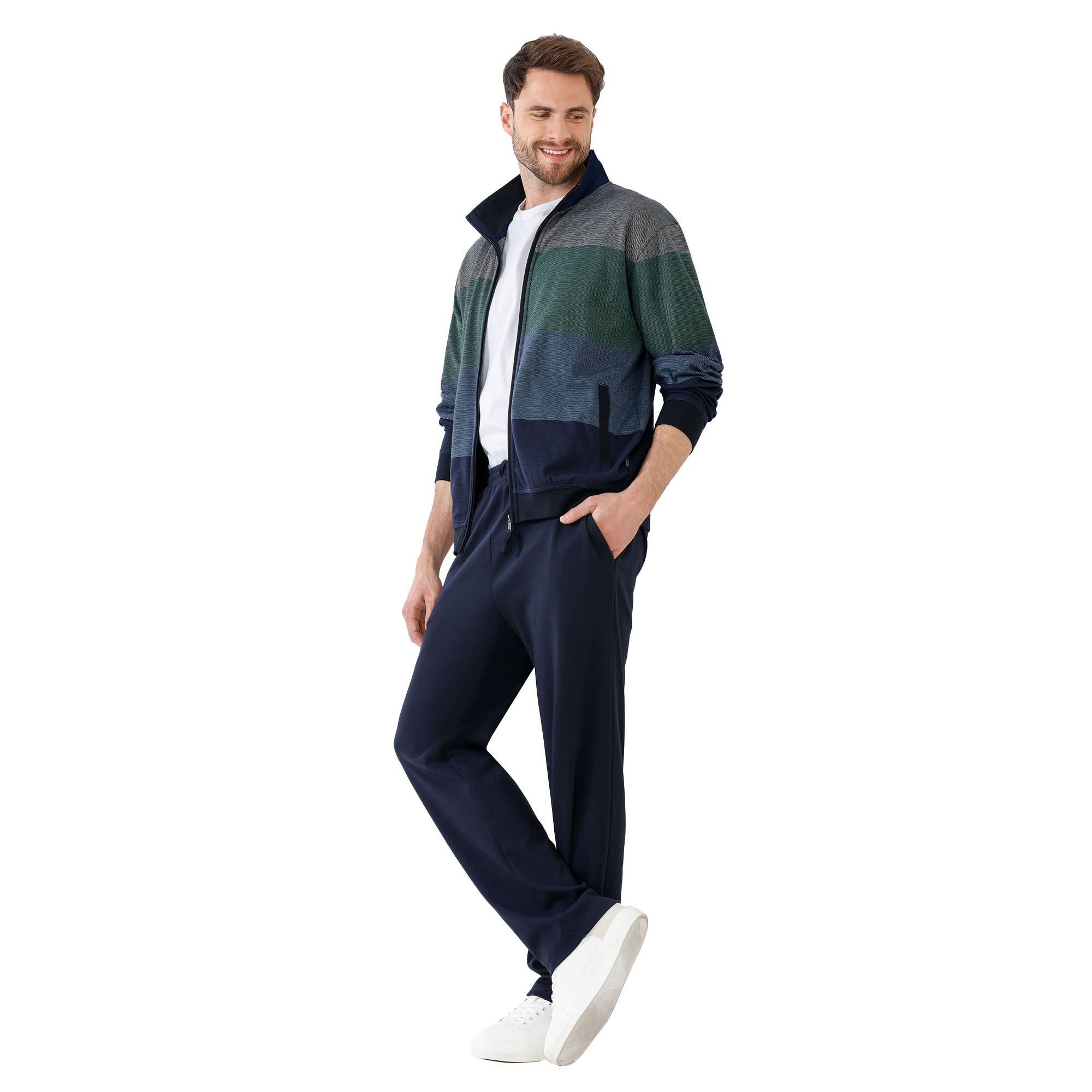 Hajo Sweatshirt Herren Trainingsanzug Baumwolle günstig online kaufen
