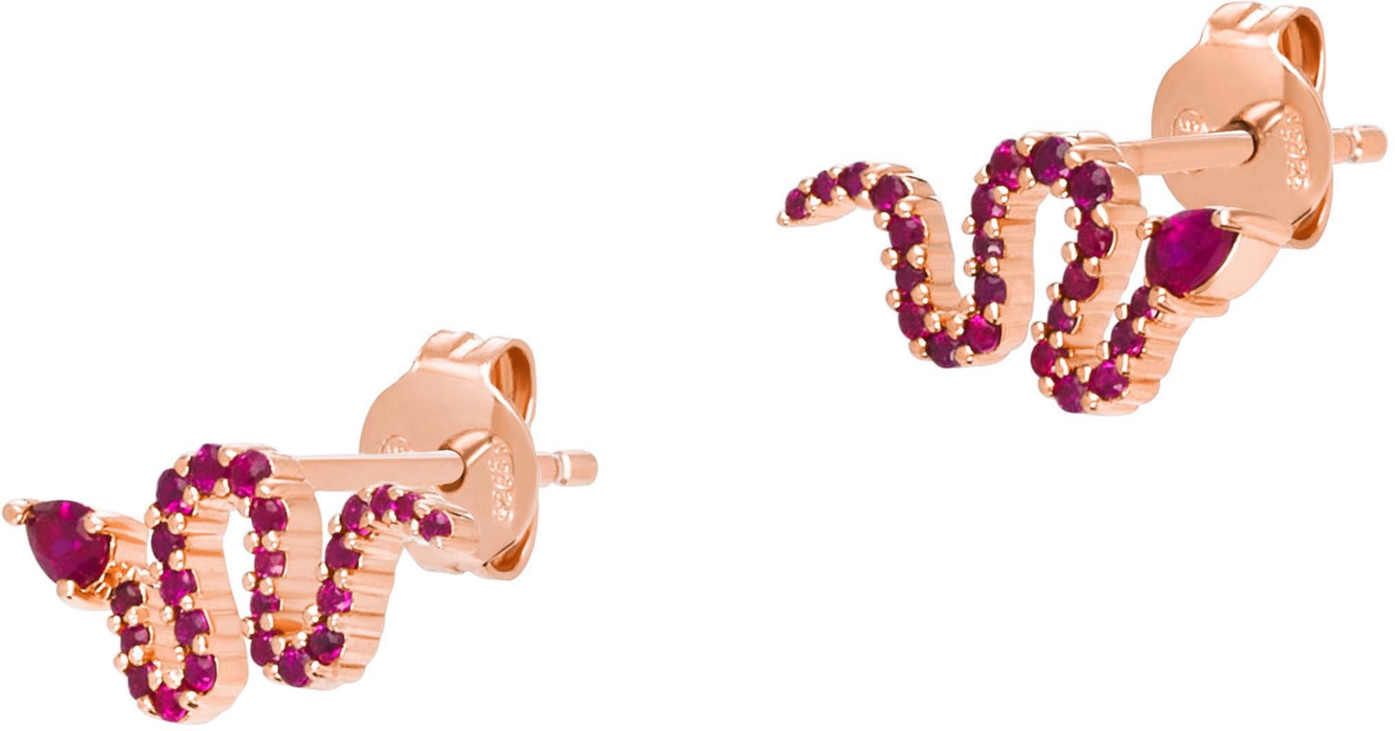 Emporio Armani Paar Ohrstecker Schmuck Geschenk Silber 925 Ohrringe Schlang günstig online kaufen