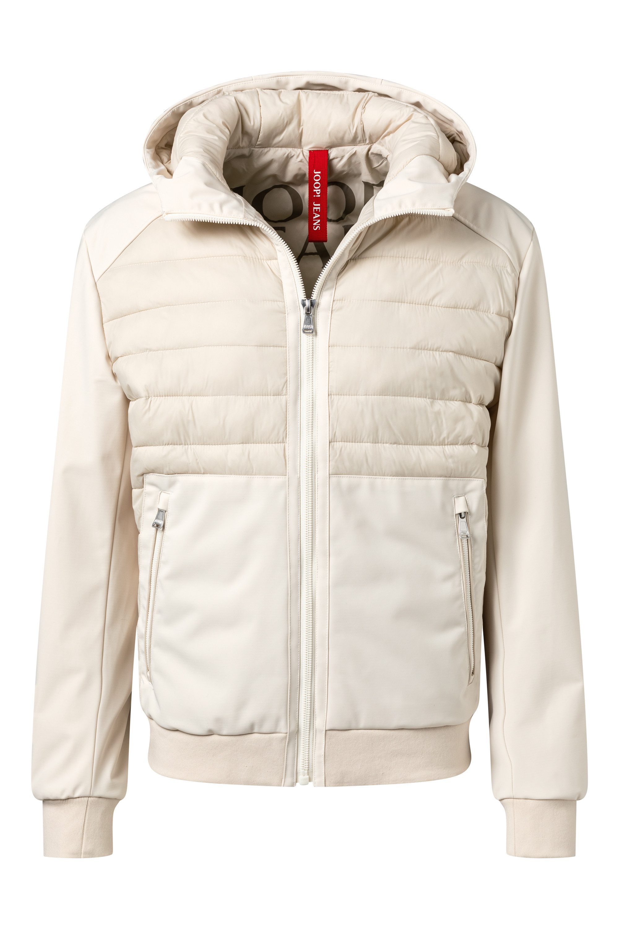 Joop Jeans Kapuzenfleecejacke Joel Steppoptik auf günstig online kaufen
