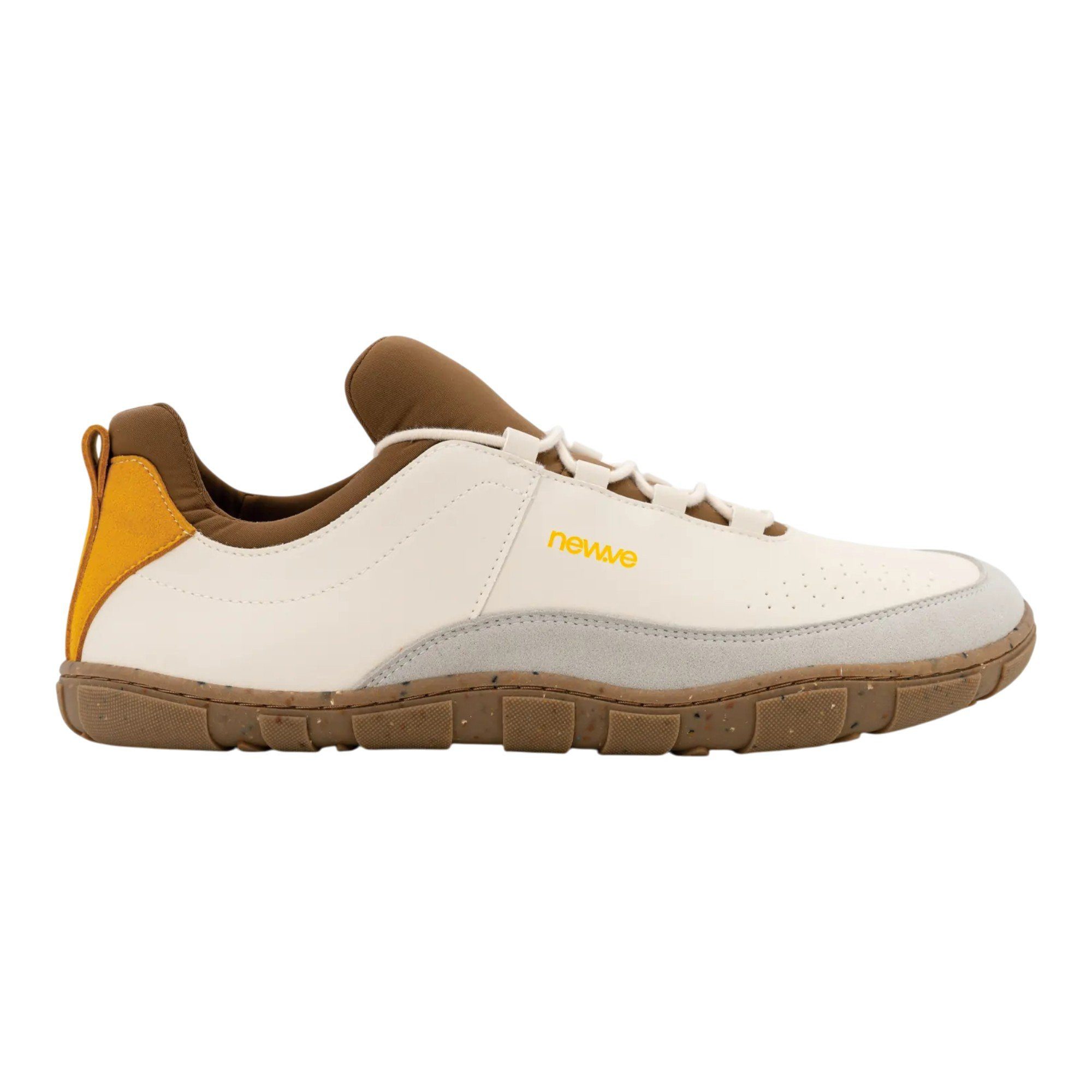 New.Ve Sneaker Fusion beige/gelb Barfußschuh