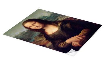 Posterlounge Wandfolie Leonardo da Vinci, Mona Lisa, Malerei