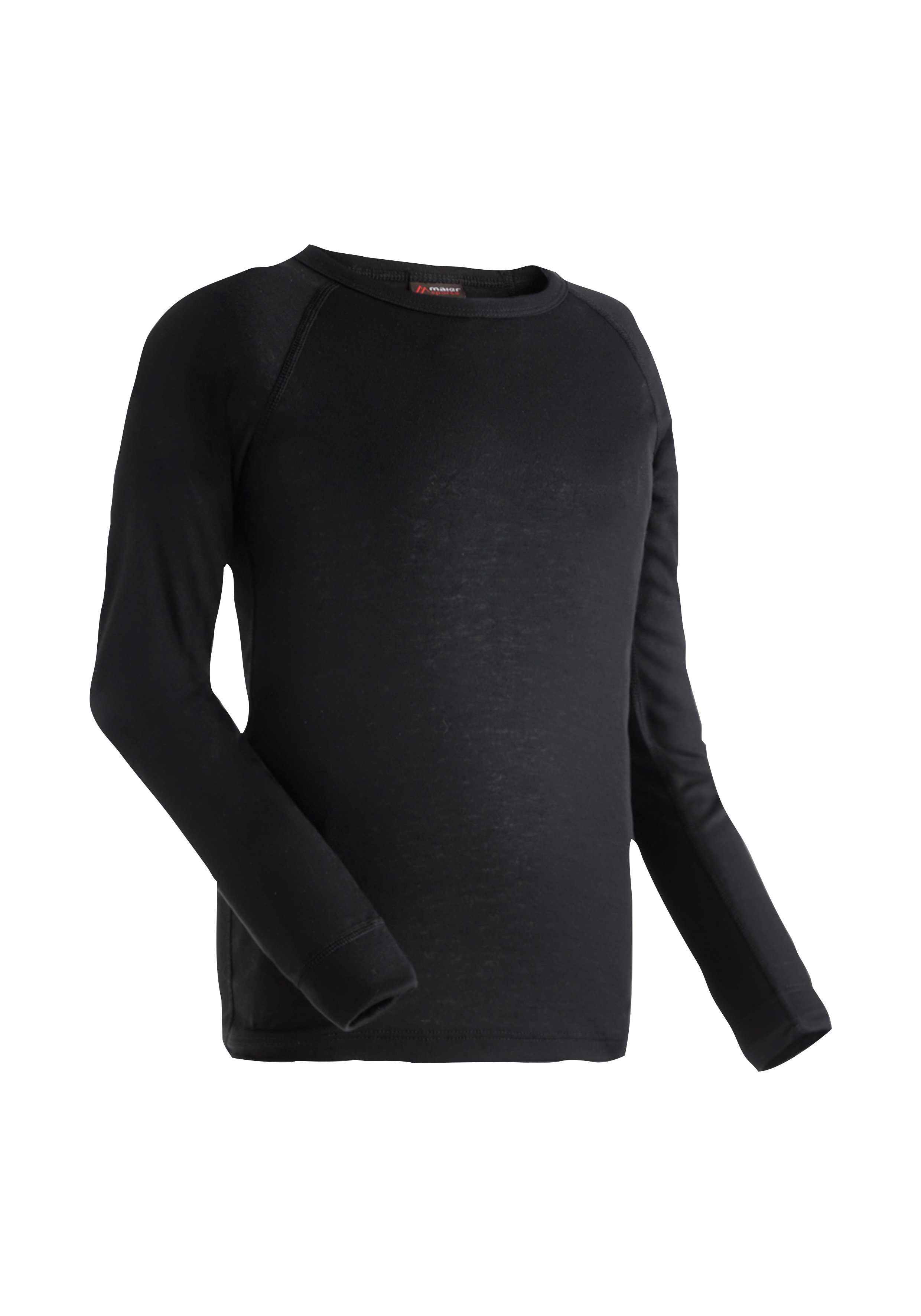 Maier Sports Shirt & Hose Kim Schnelltrocknende, atmungsaktive Funktionswäsche schwarz | Shirt-Sets