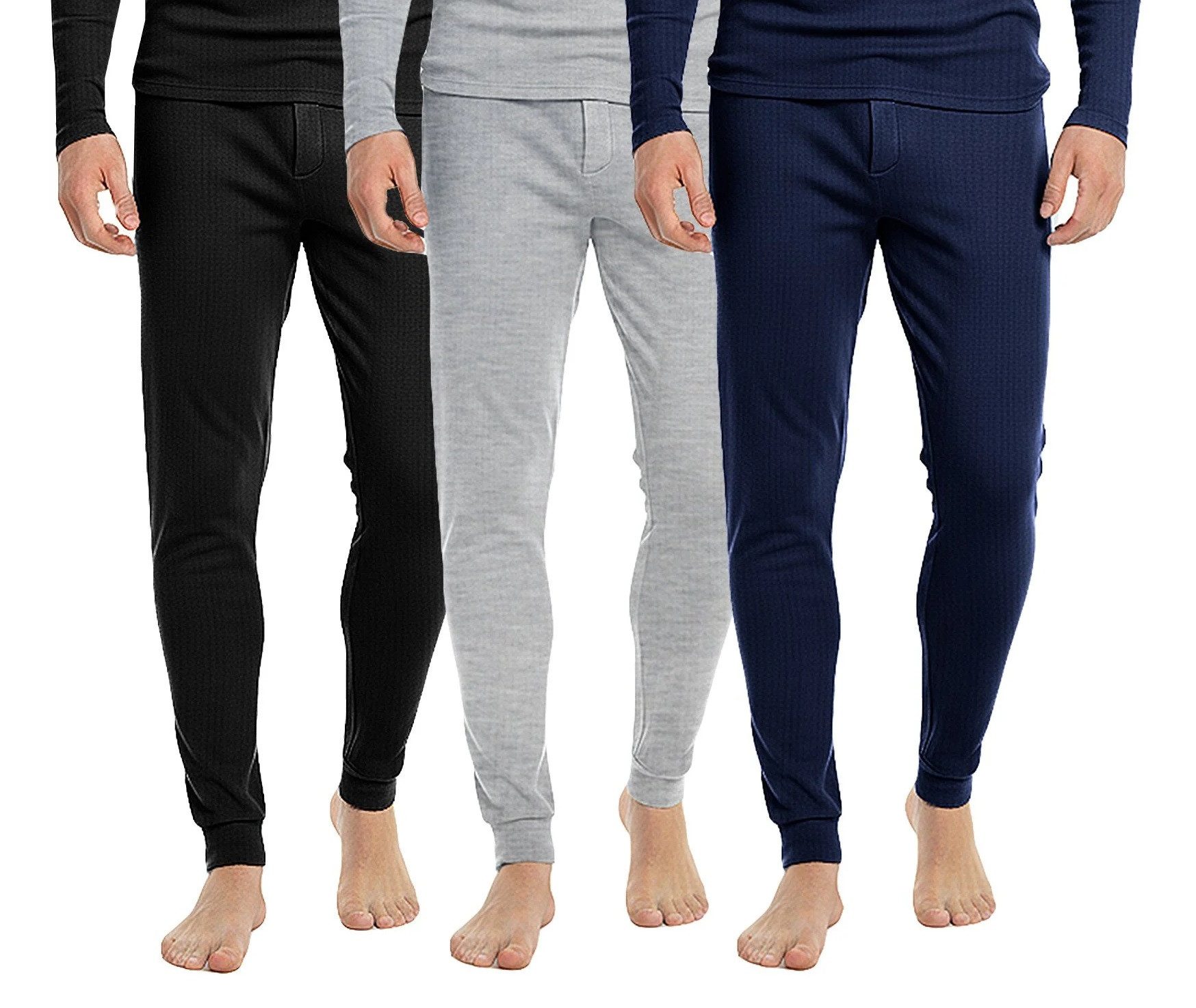 Markenwarenshop-Style Lange Unterhose 3er Set Herren Lange Unterhose Thermo HEAT BOOSTER Gr.M Größe: XXL (Set bestehend aus 3 langen Thermo-Unterhosen)