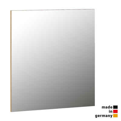 Lomadox Wandspiegel RABAT-01, Garderobenspiegel, Spiegel, Flurspiegel, Eiche, B/H/T: 74/80/3 cm