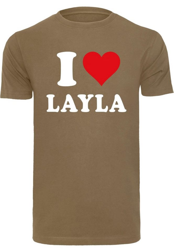 Love T-Shirt I T-Shirt Herren Merchcode Layla X (1-tlg)
