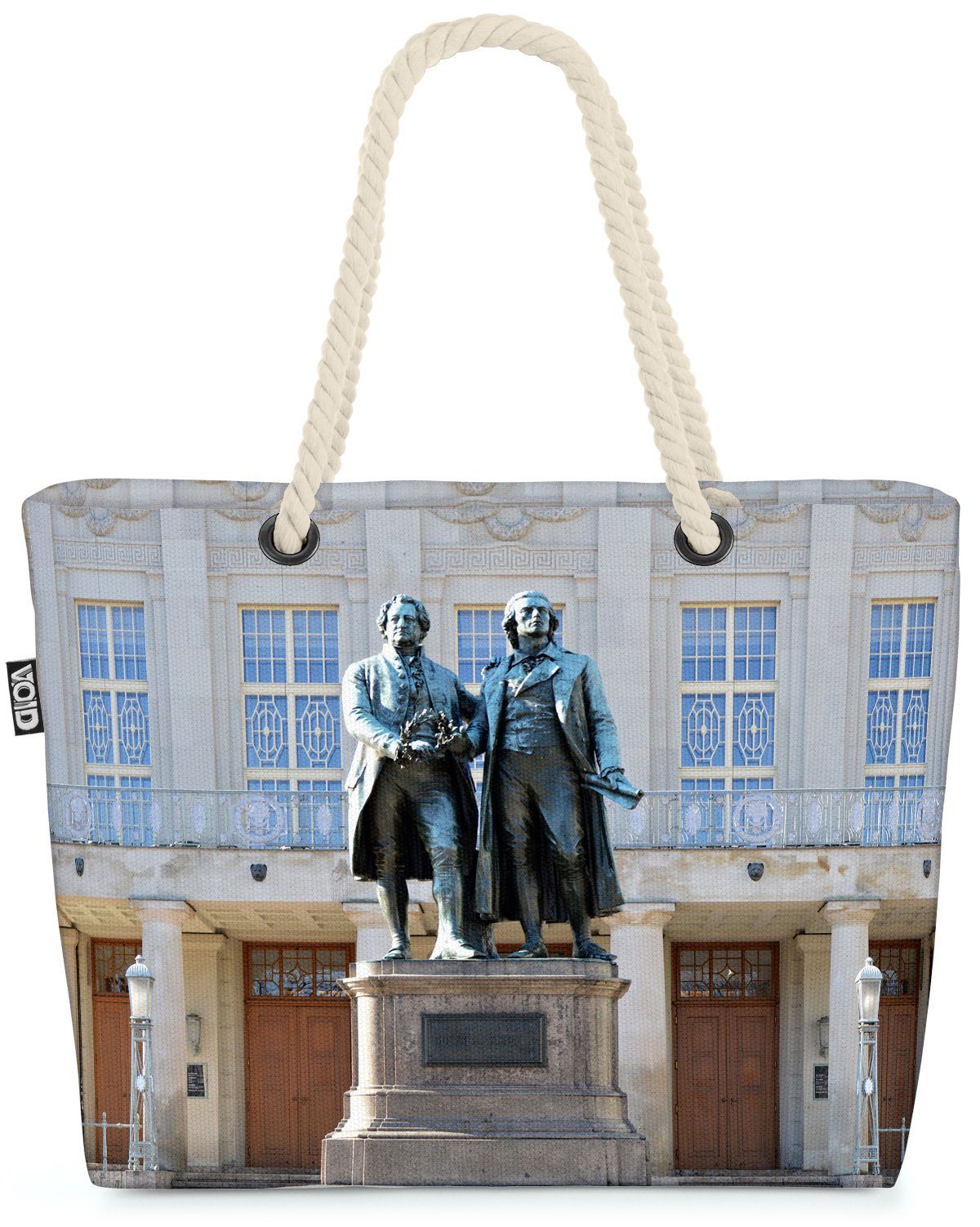 VOID Strandtasche (1-tlg), Weimar Goethe-Schiller Denkmal Deutschlands Sehenswürdigkeiten Ausflu