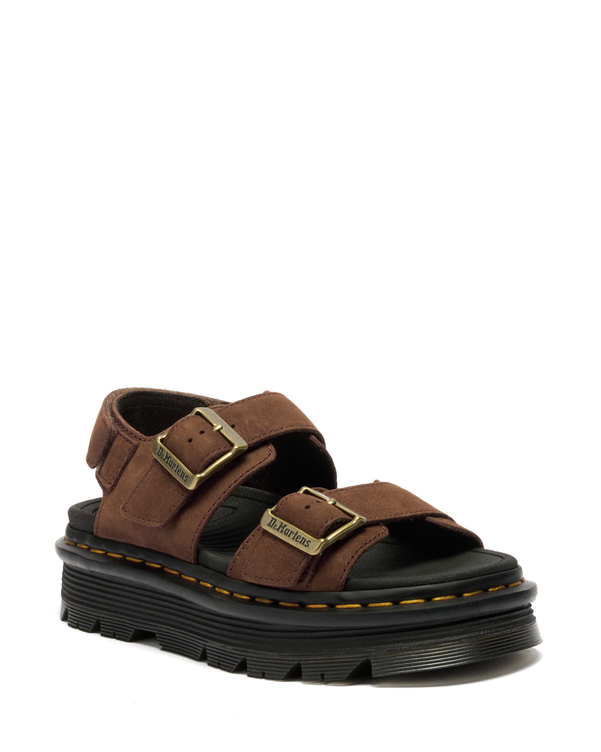 DR. MARTENS Zebzag Sandale Plateau, Sandalette, Sommerschuh mit typisch gelber Rahmennaht
