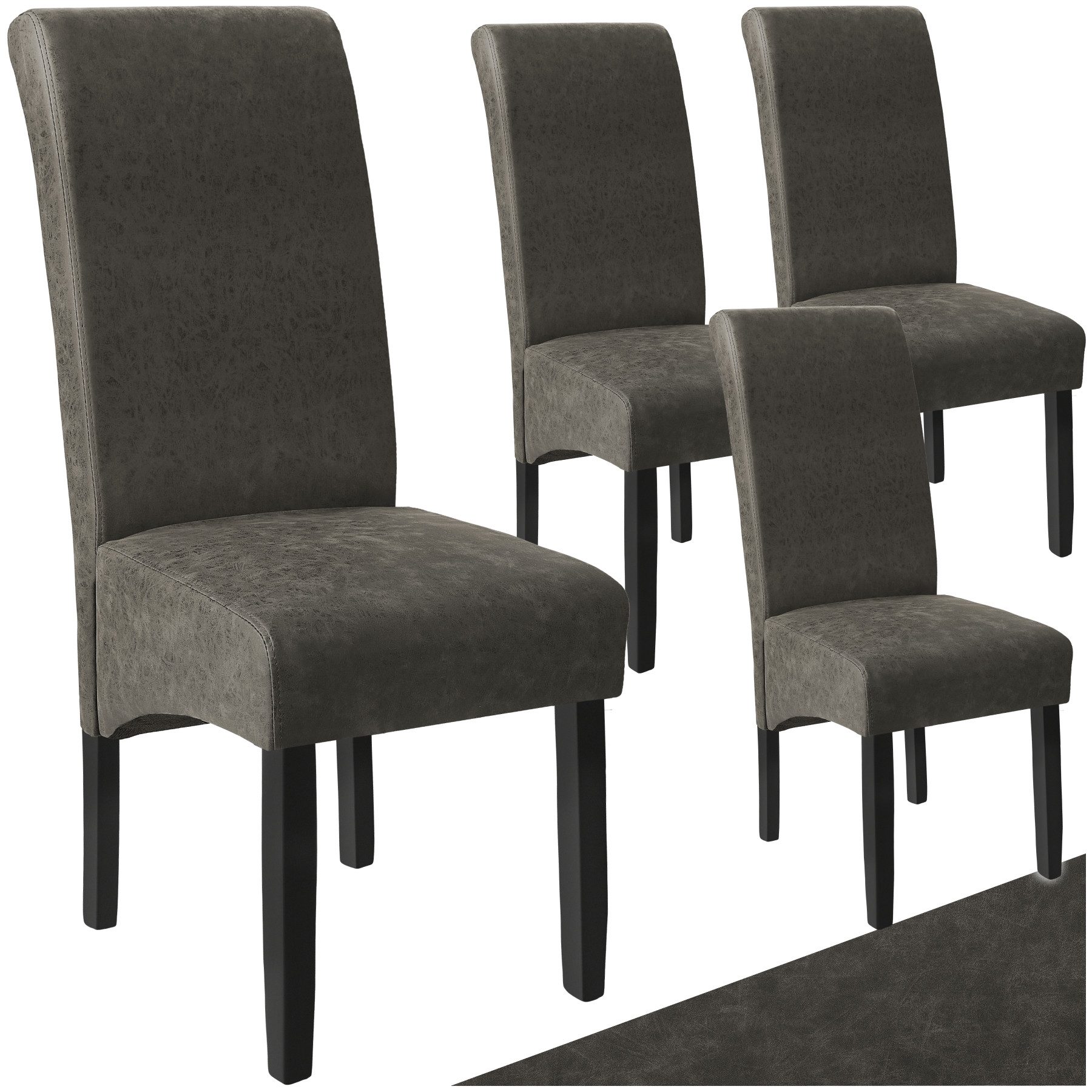 tectake Esszimmerstuhl (Set, 4 St), Ergonomische günstig online kaufen