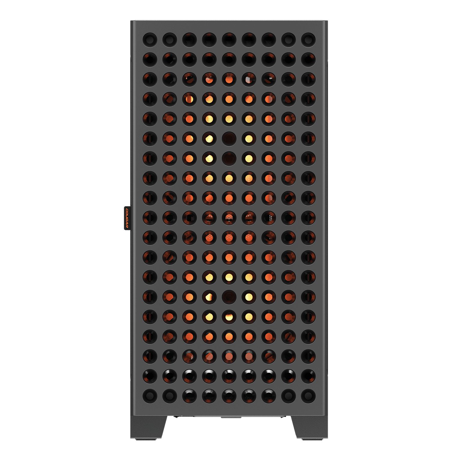 Cougar Gaming-Gehäuse AIRFACE ECO BK, Midi-Tower, USB/Audio, ATX, schwarz, 4 Lüfter vormontiert